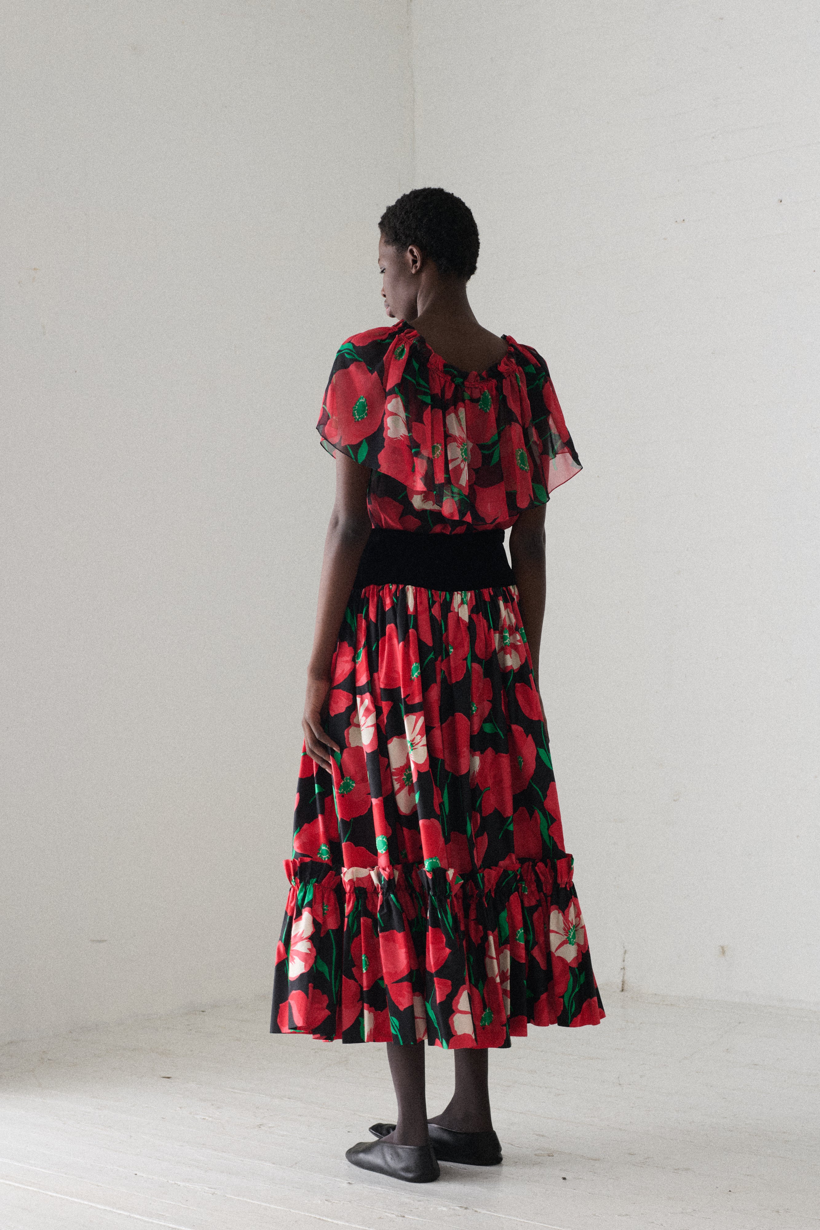 1970s Ysl Poppy Ensemble - Image 10