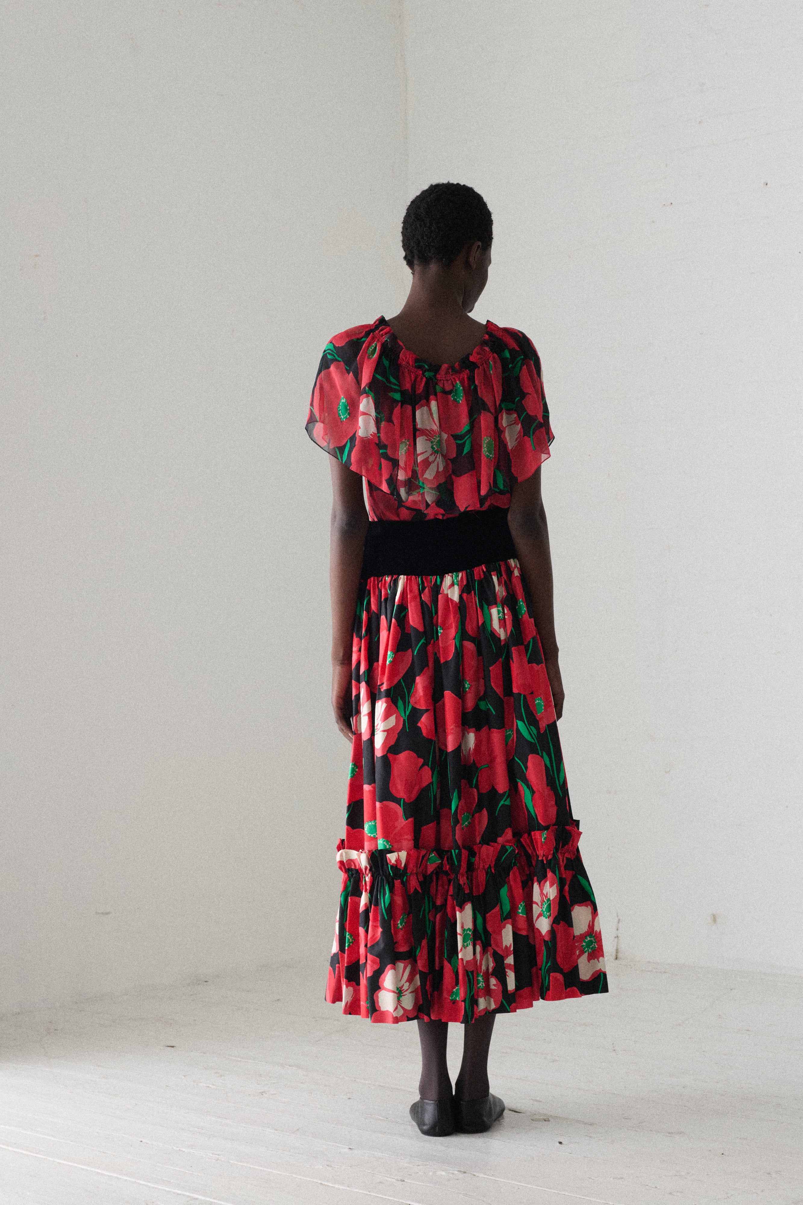1970s Ysl Poppy Ensemble - Image 12