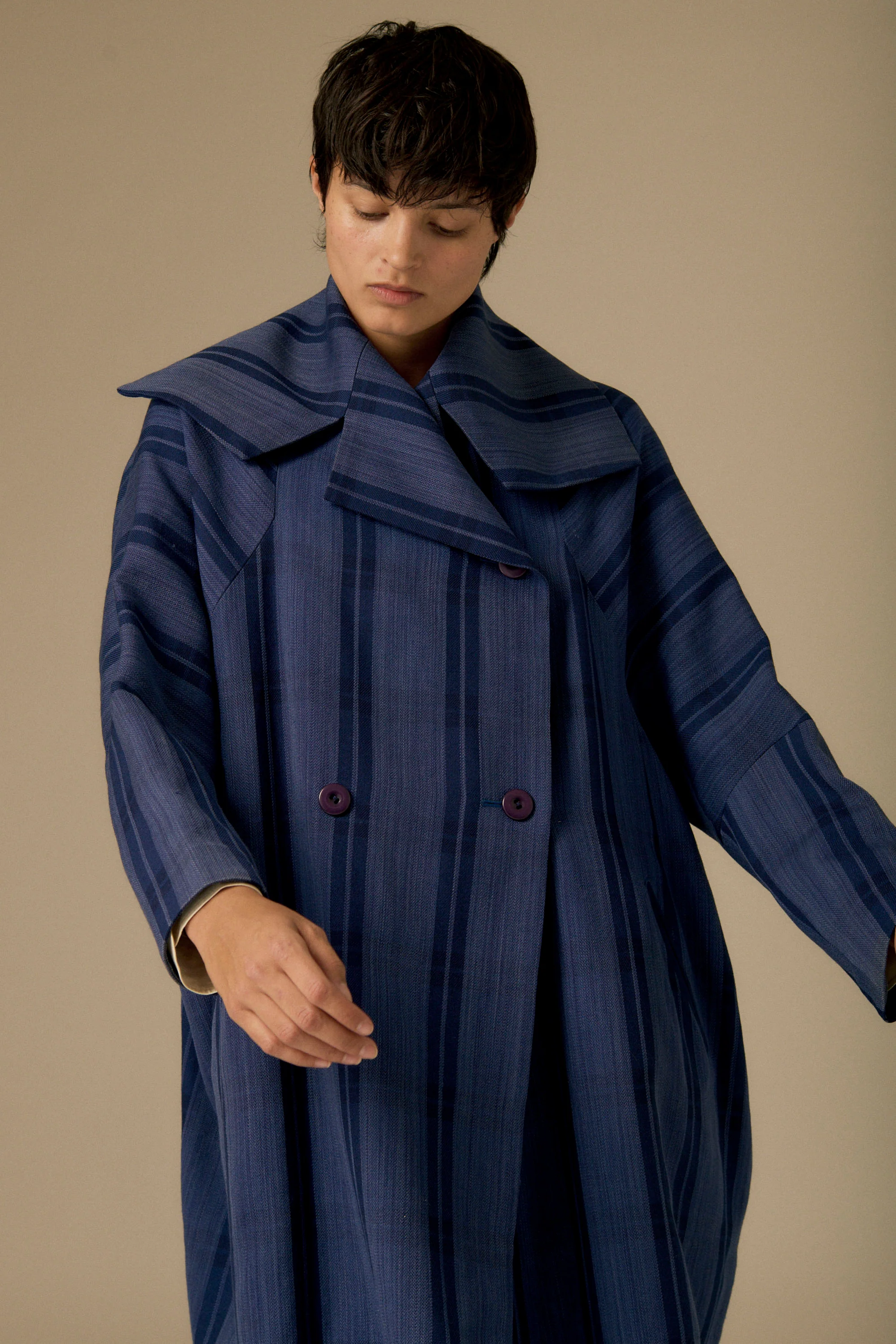 1980s Issey Miyake Plaid Coat - Image 8