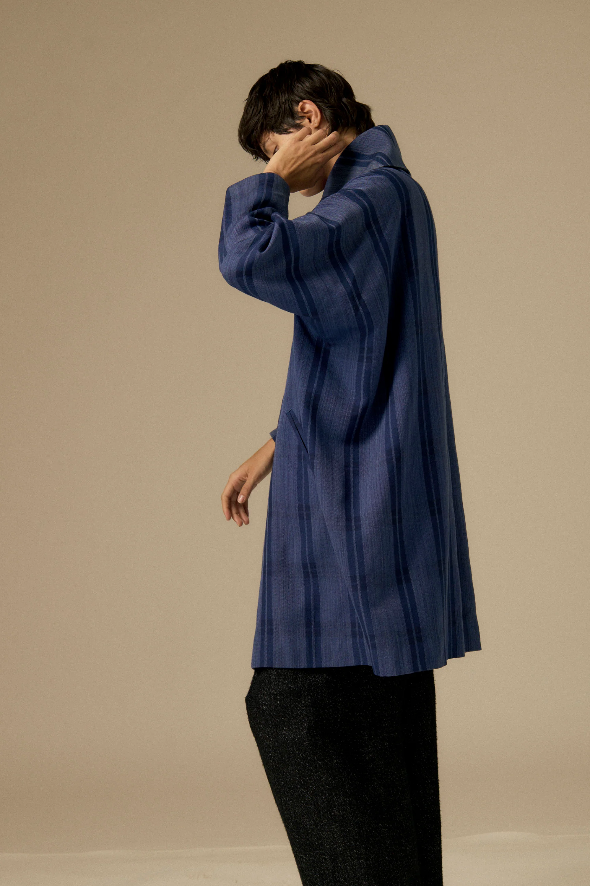 1980s Issey Miyake Plaid Coat - Image 9
