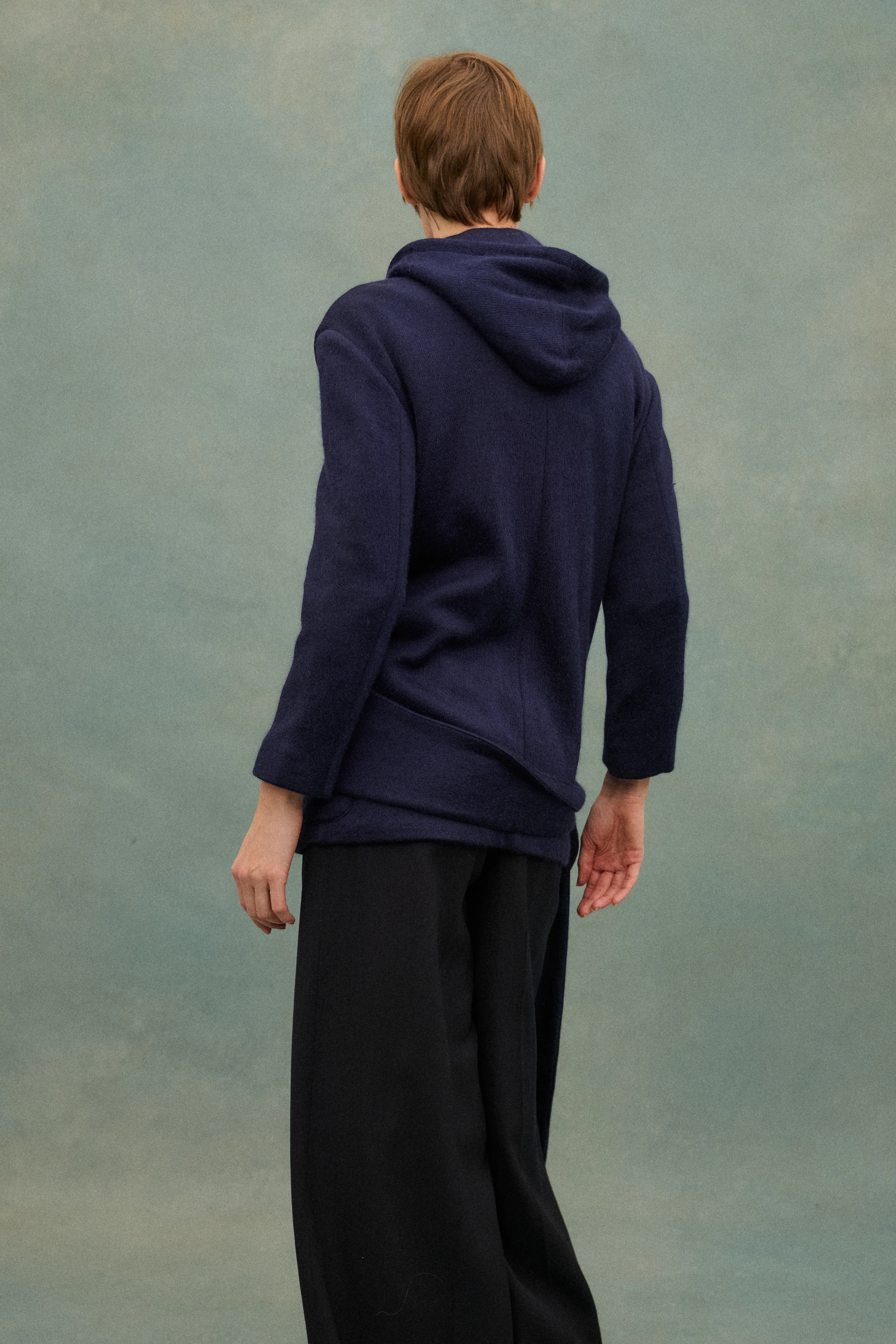 1980s JPG Navy Wrap Coat - Image 18