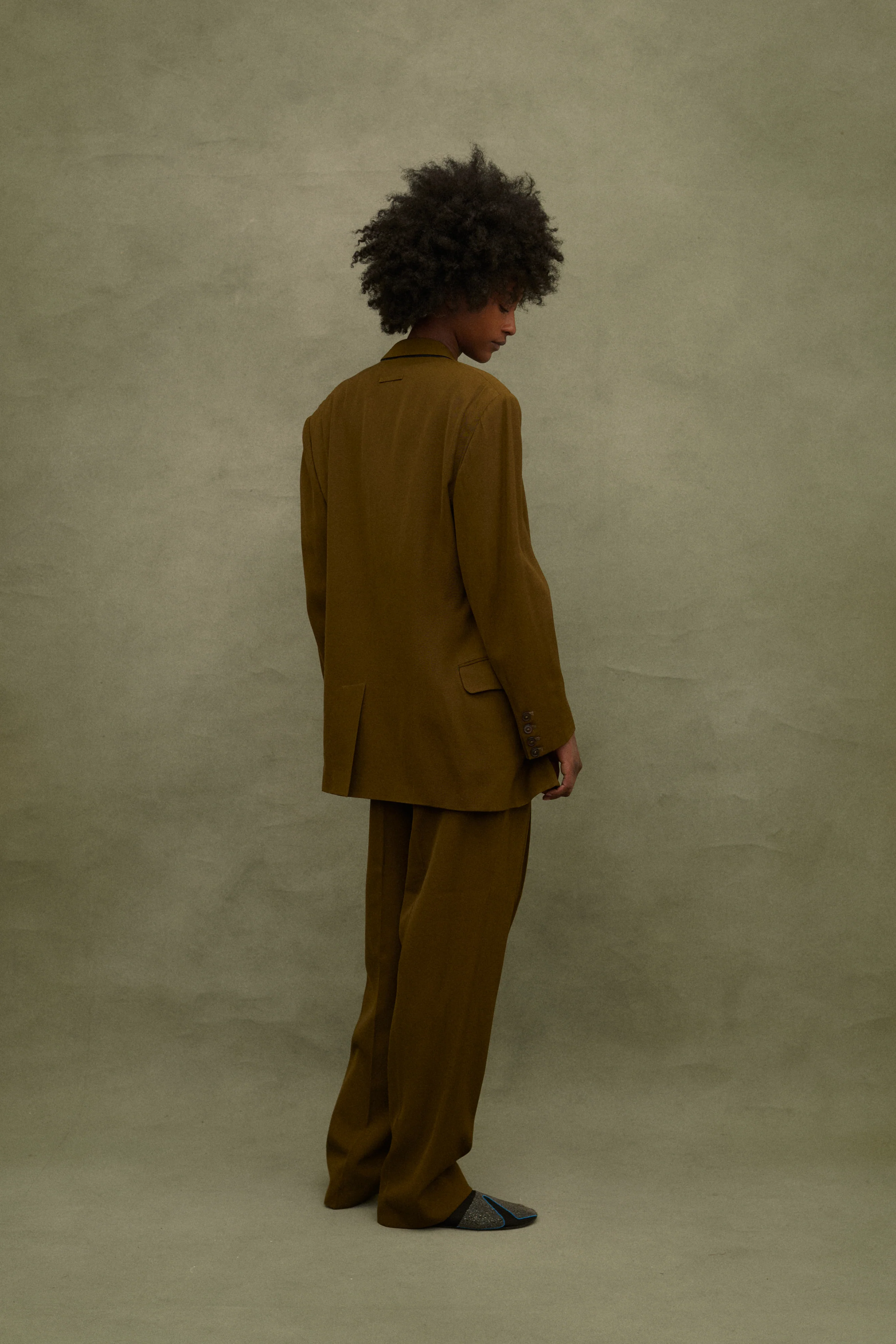 1988 JPG Homme Olive Suit - Image 3