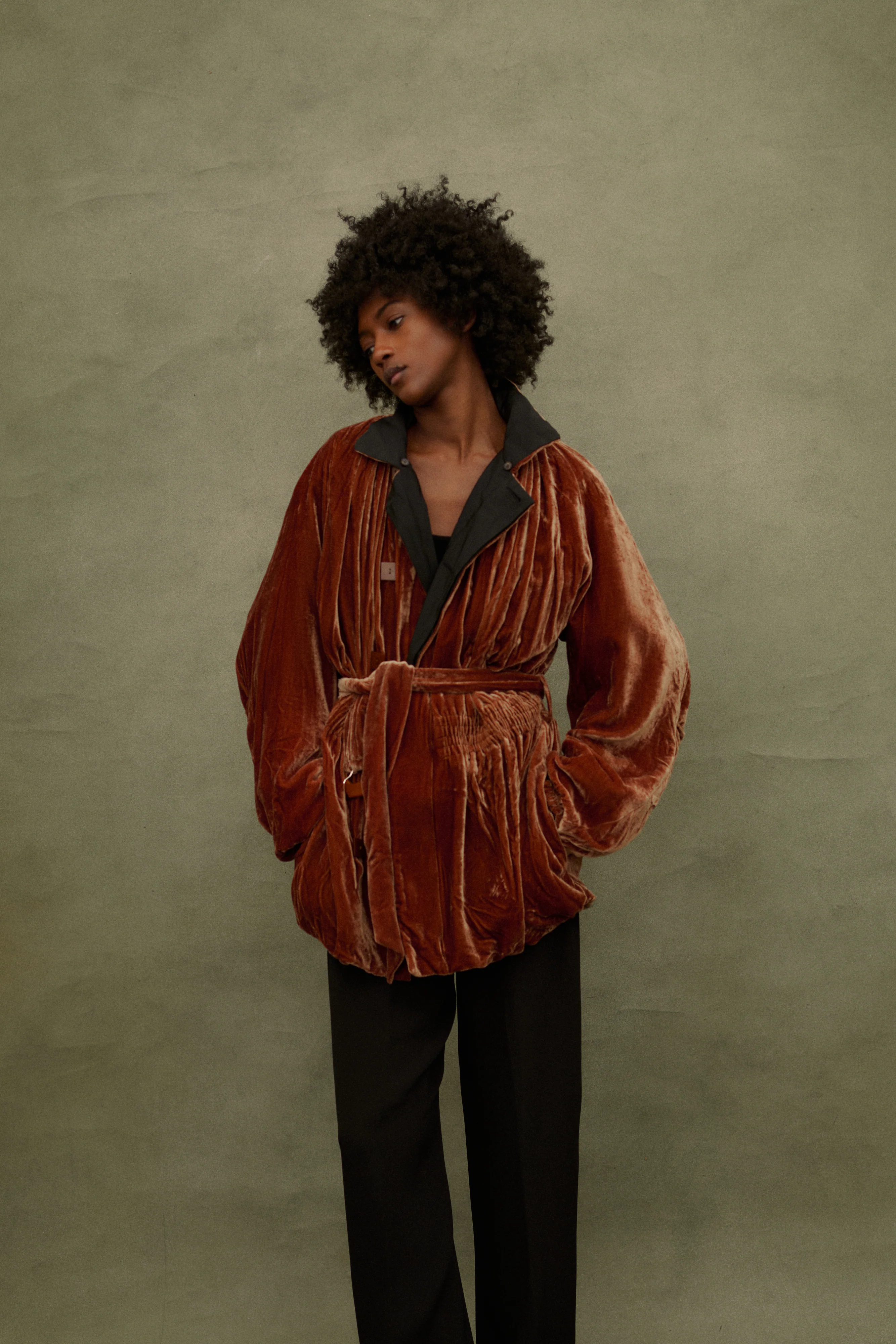 1990s JPG Velvet Coat - Image 12