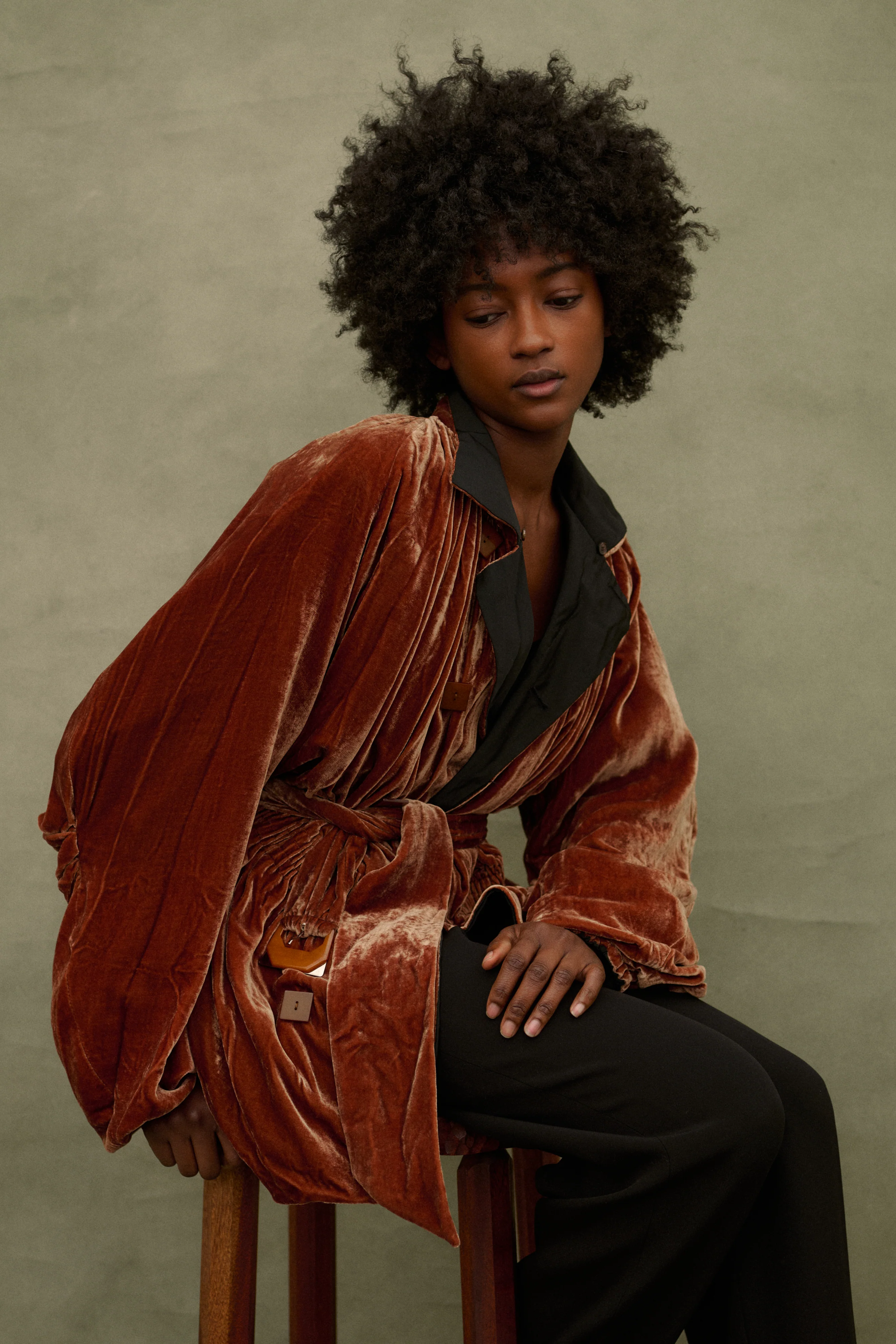 1990s JPG Velvet Coat - Image 17