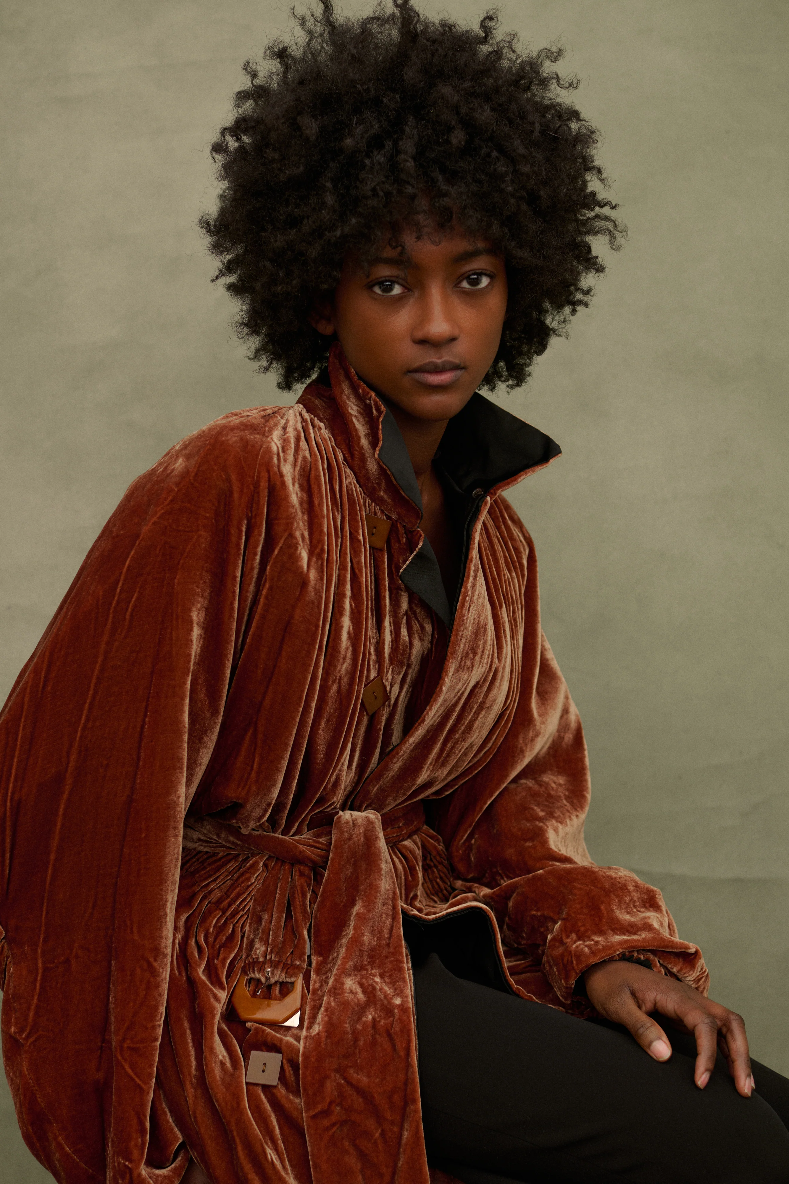 1990s JPG Velvet Coat - Image 19