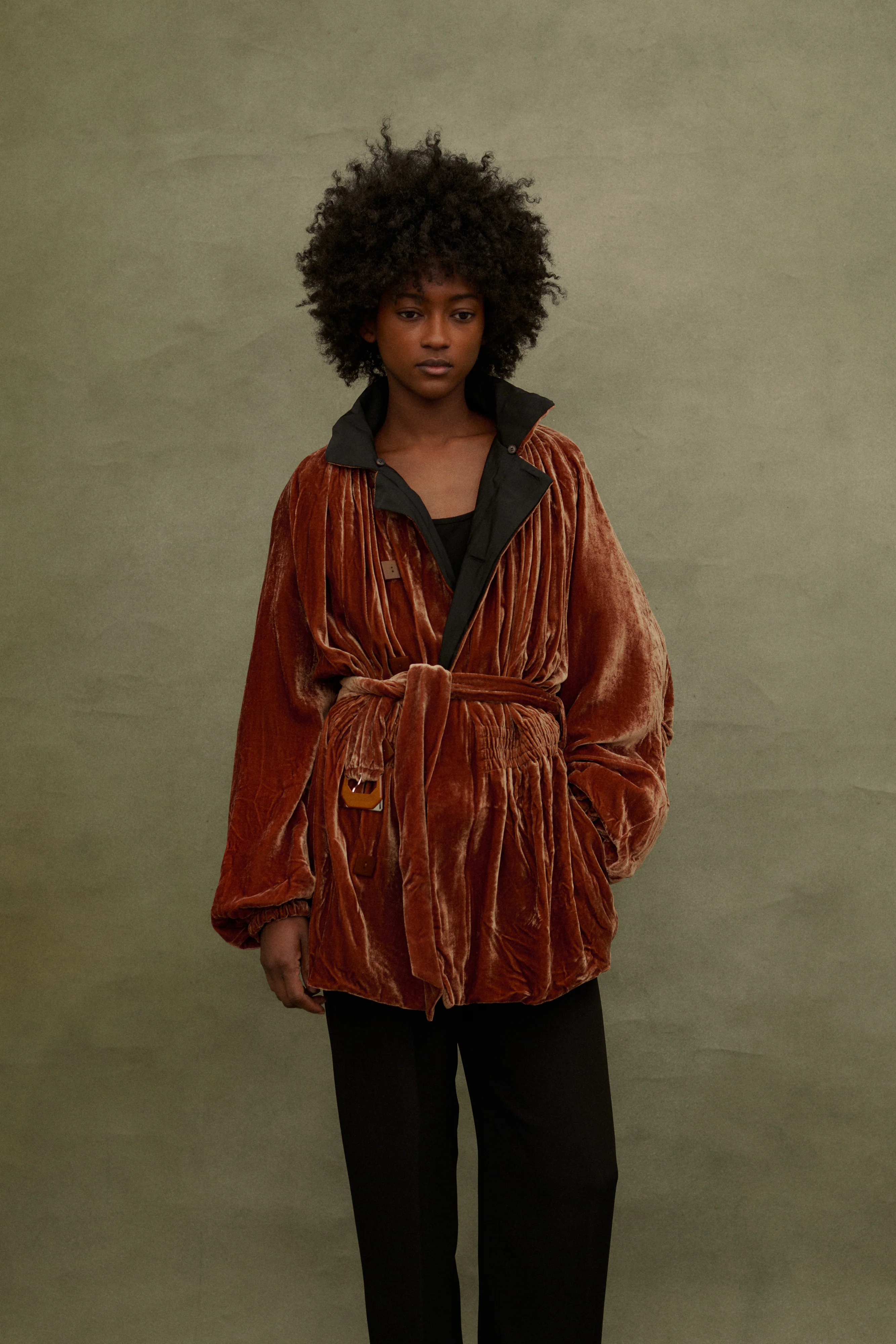 1990s JPG Velvet Coat - Image 5
