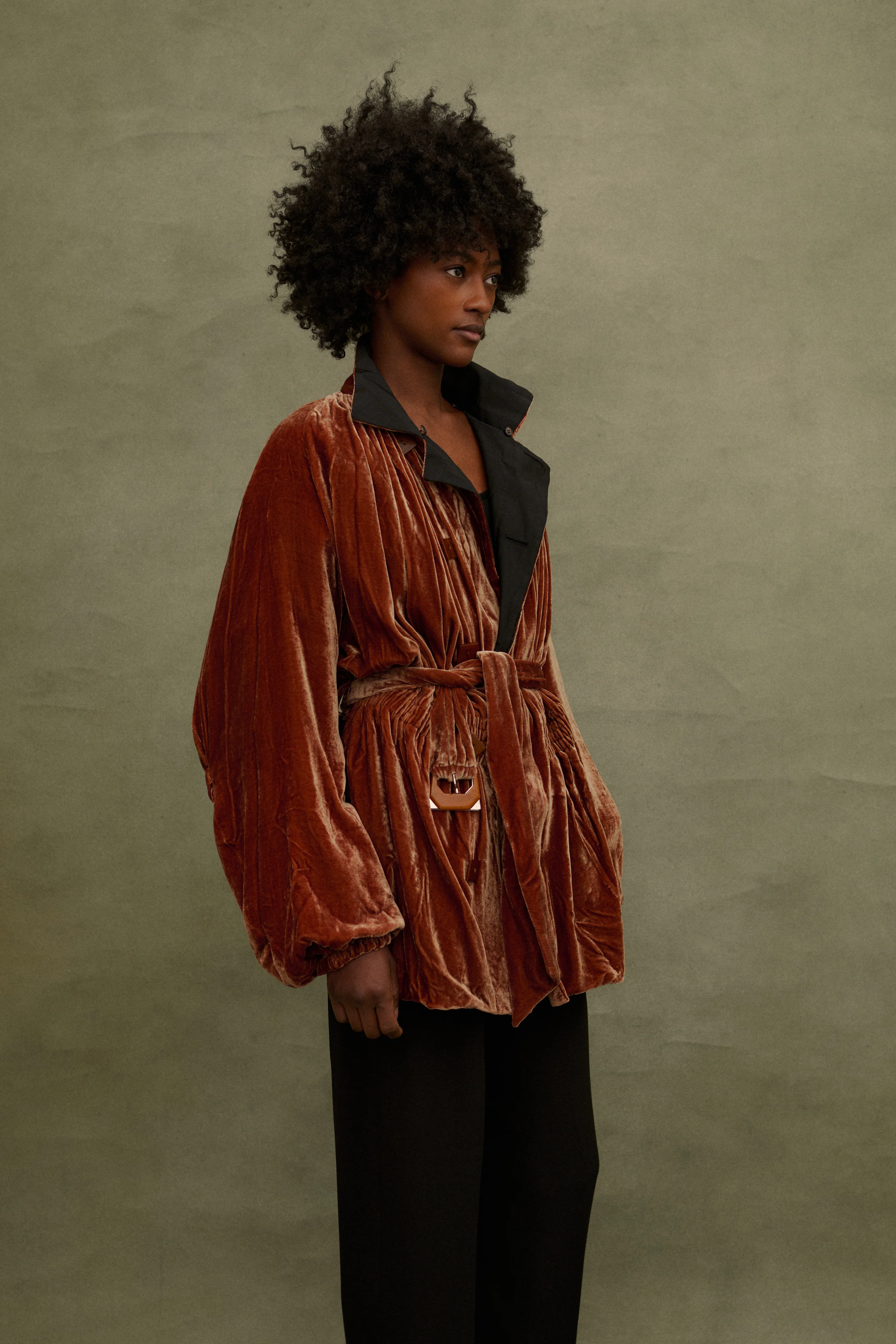 1990s JPG Velvet Coat - Image 6