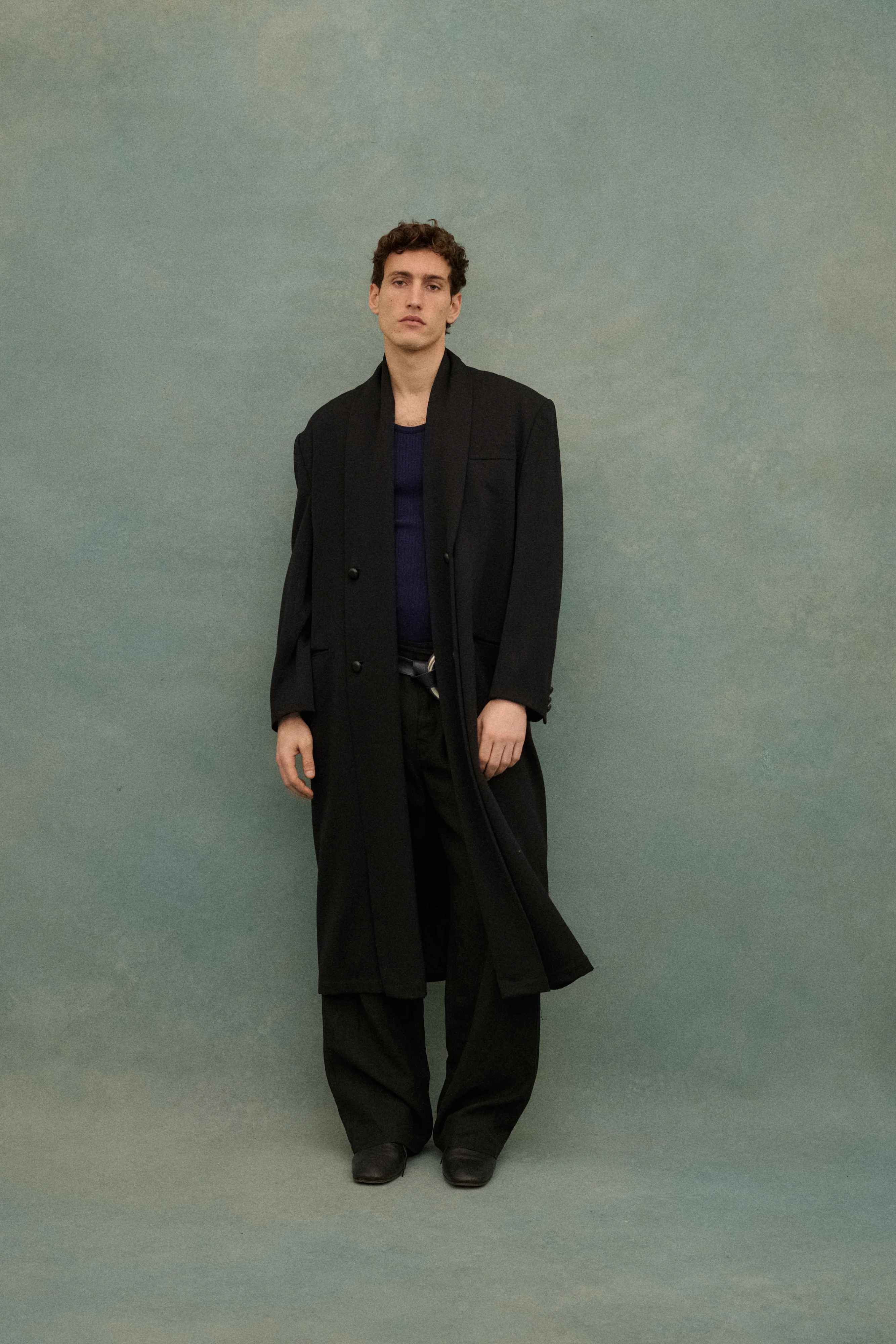 1990s Yohji Black Wool Coat - Image 17