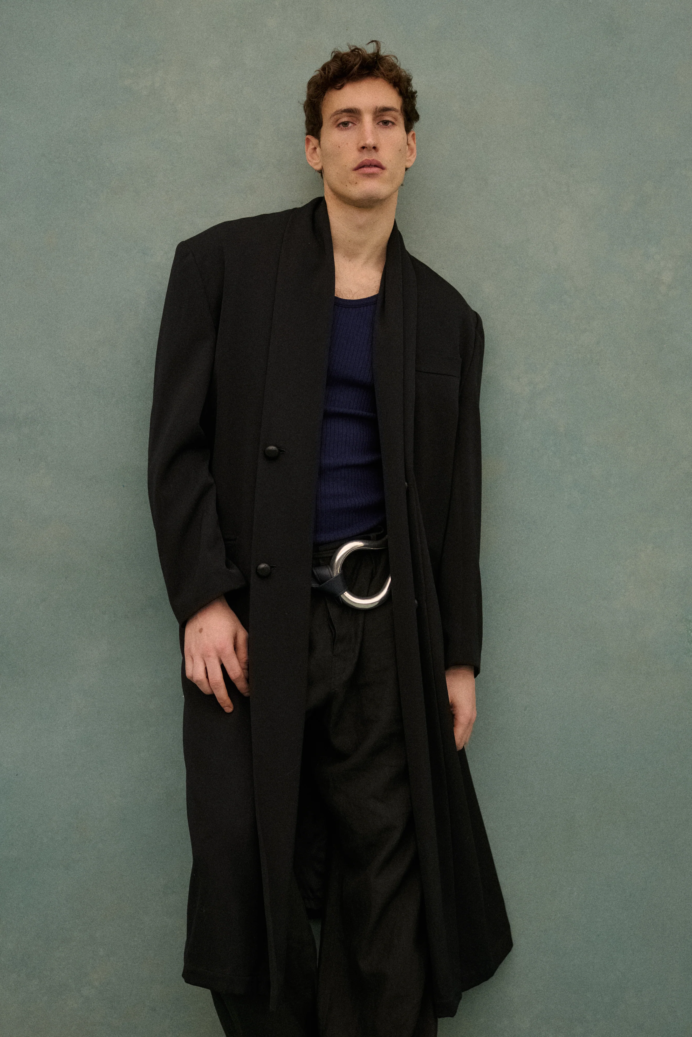 1990s Yohji Black Wool Coat - Image 27