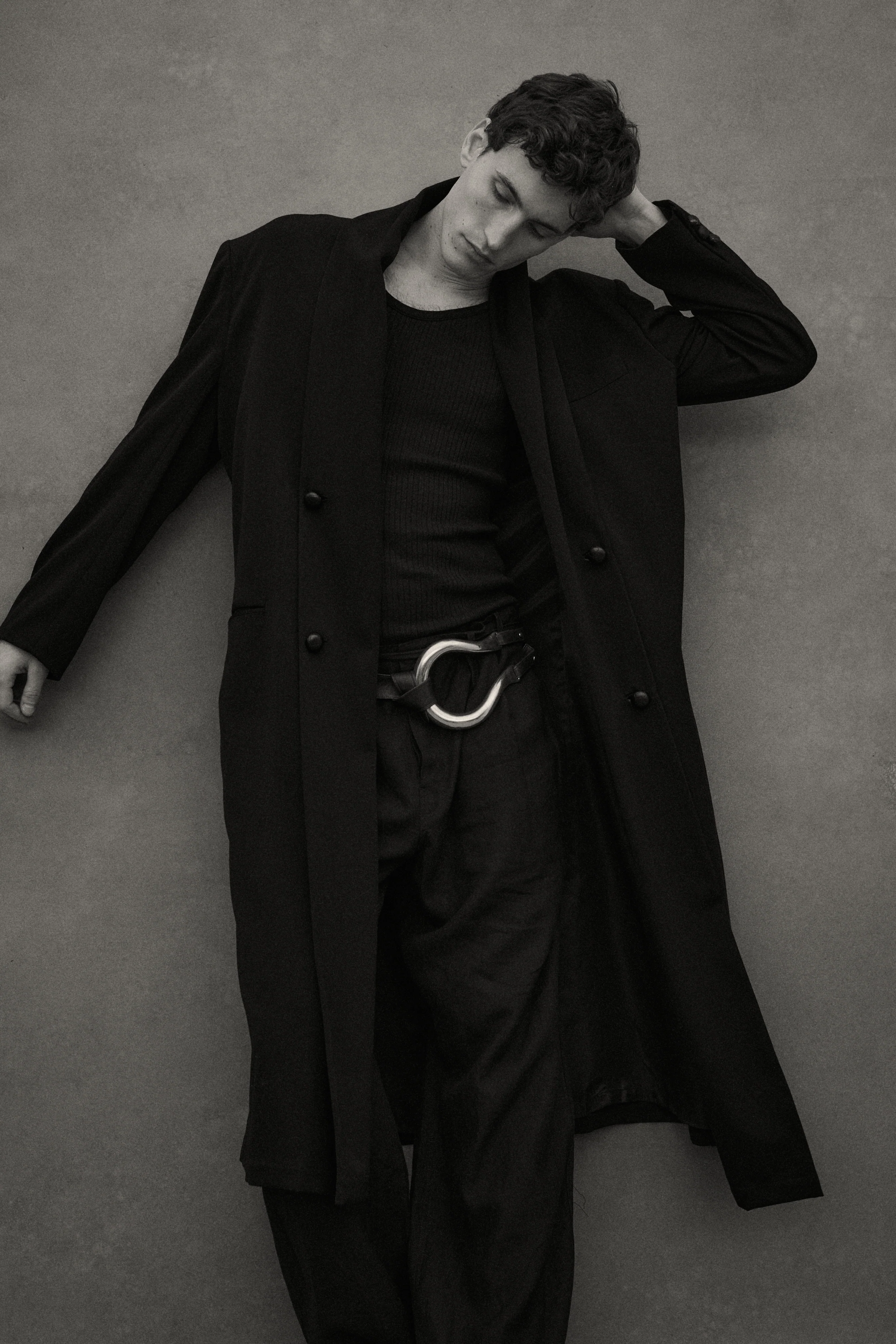 1990s Yohji Black Wool Coat - Image 28
