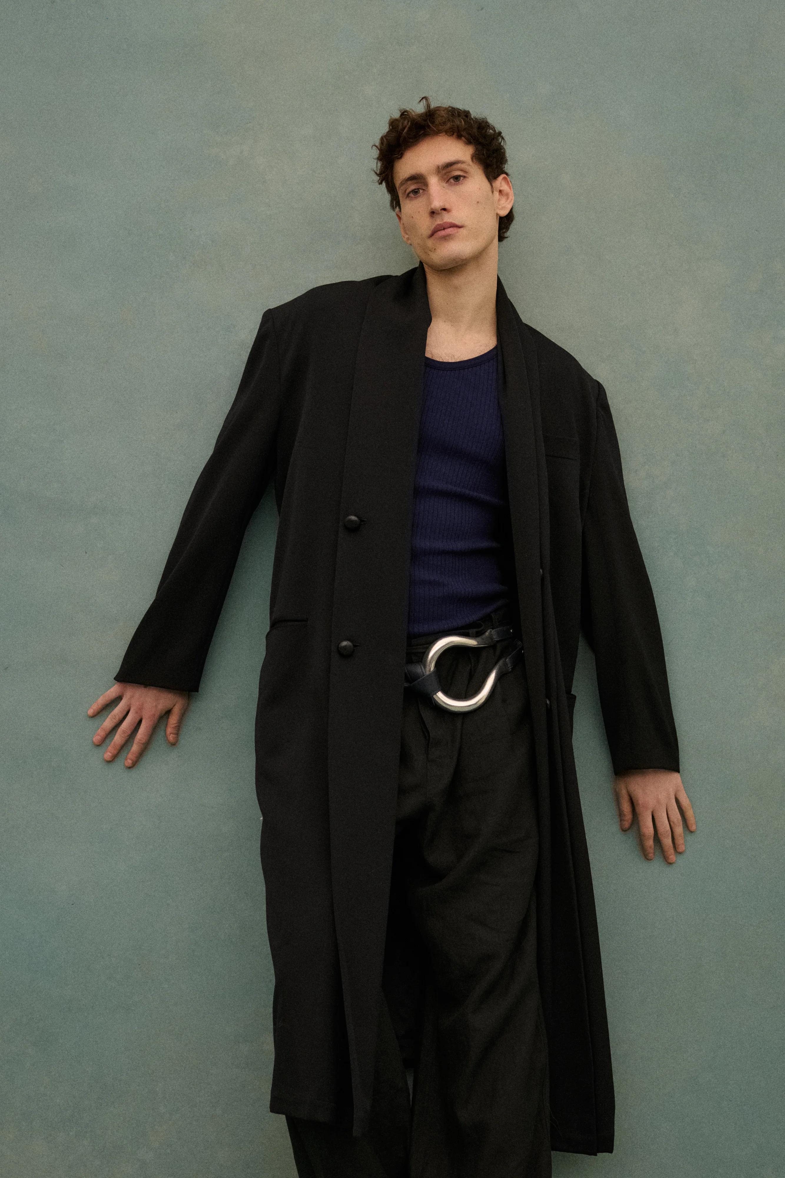 1990s Yohji Black Wool Coat - Image 30