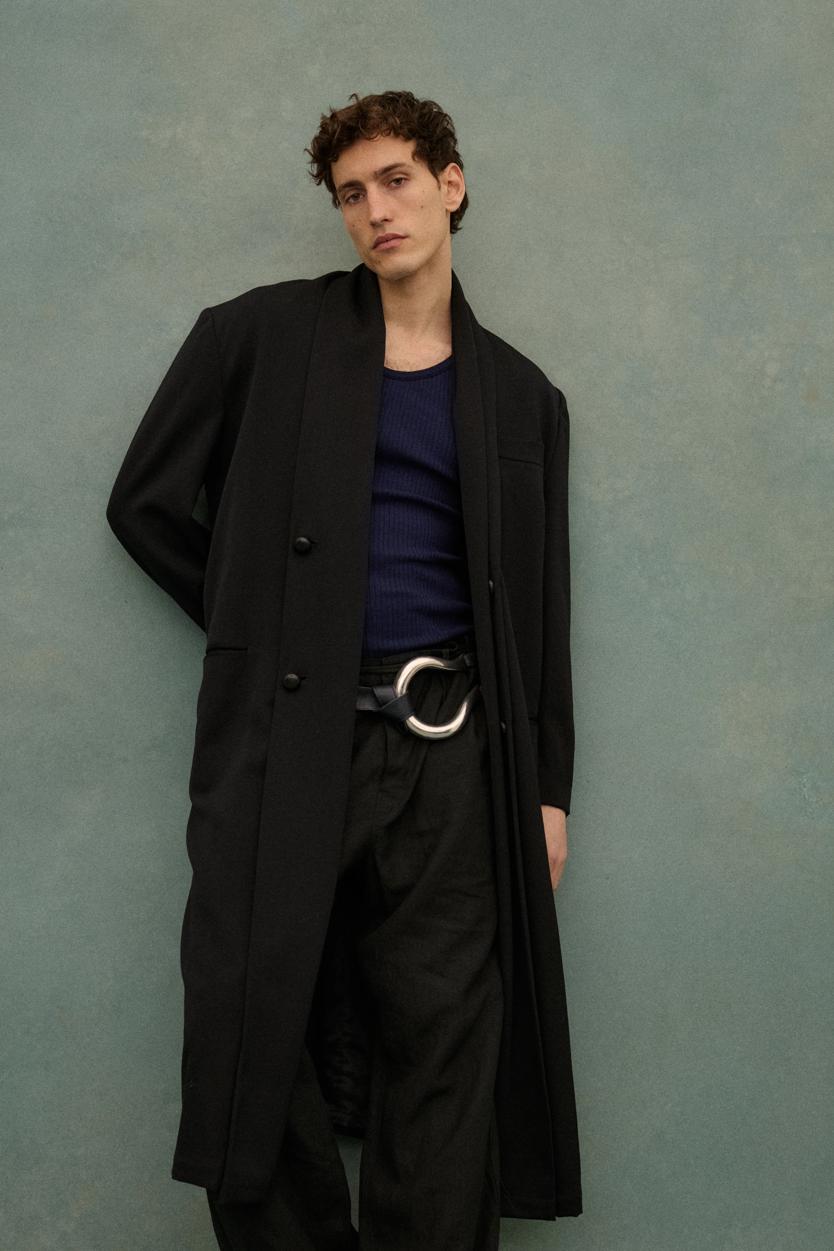 1990s Yohji Black Wool Coat - Image 31