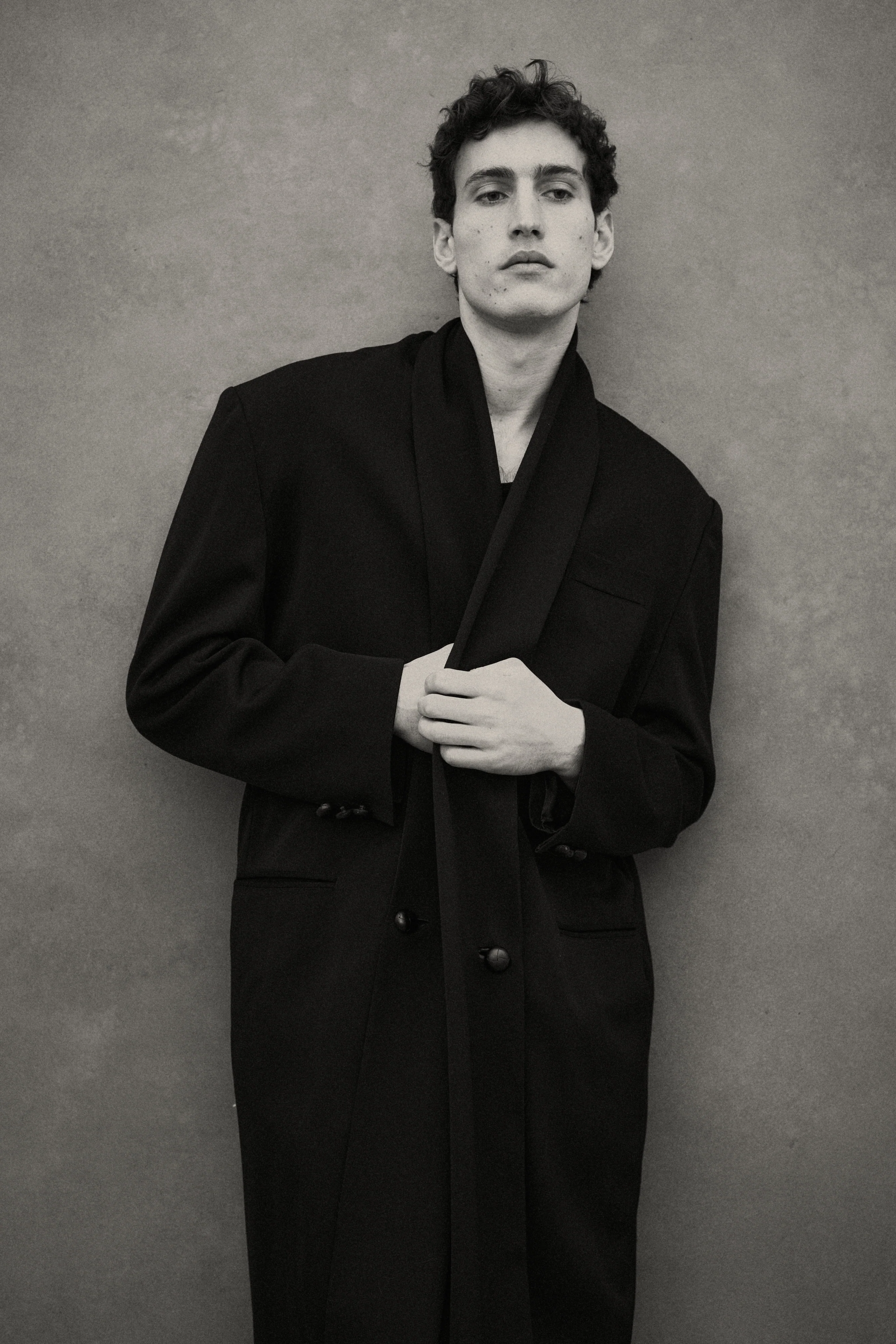 1990s Yohji Black Wool Coat - Image 35