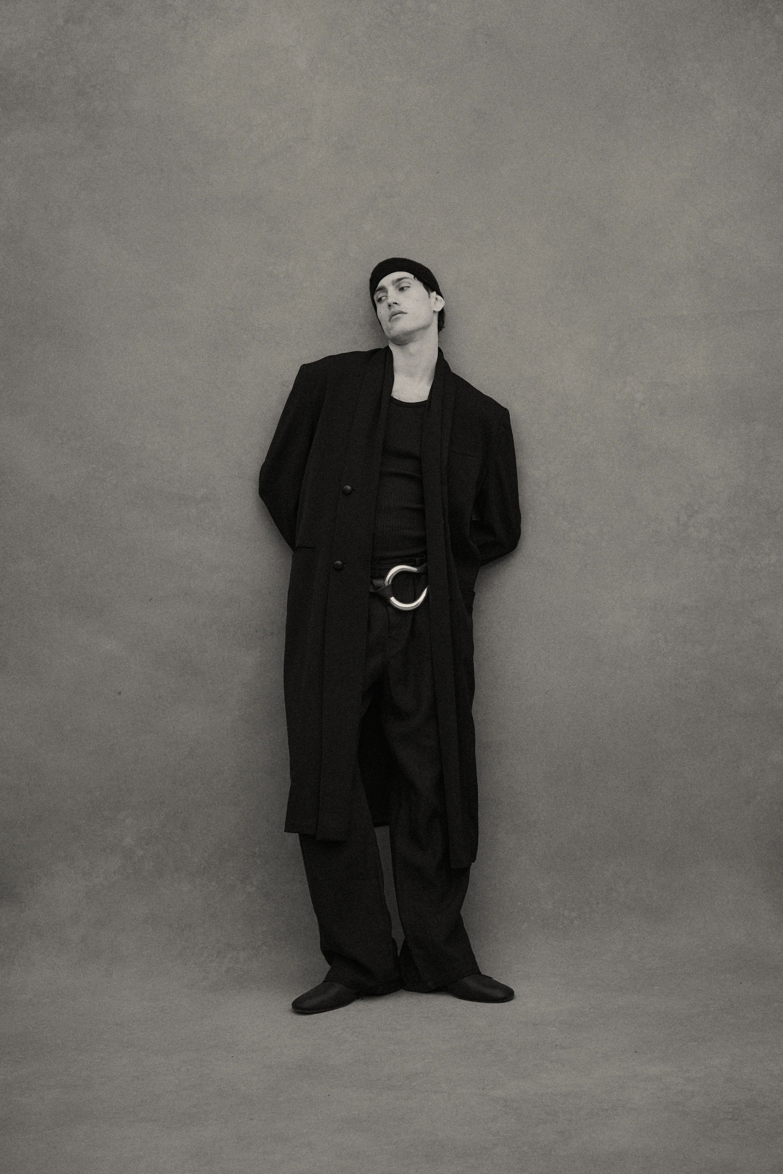 1990s Yohji Black Wool Coat - Image 46