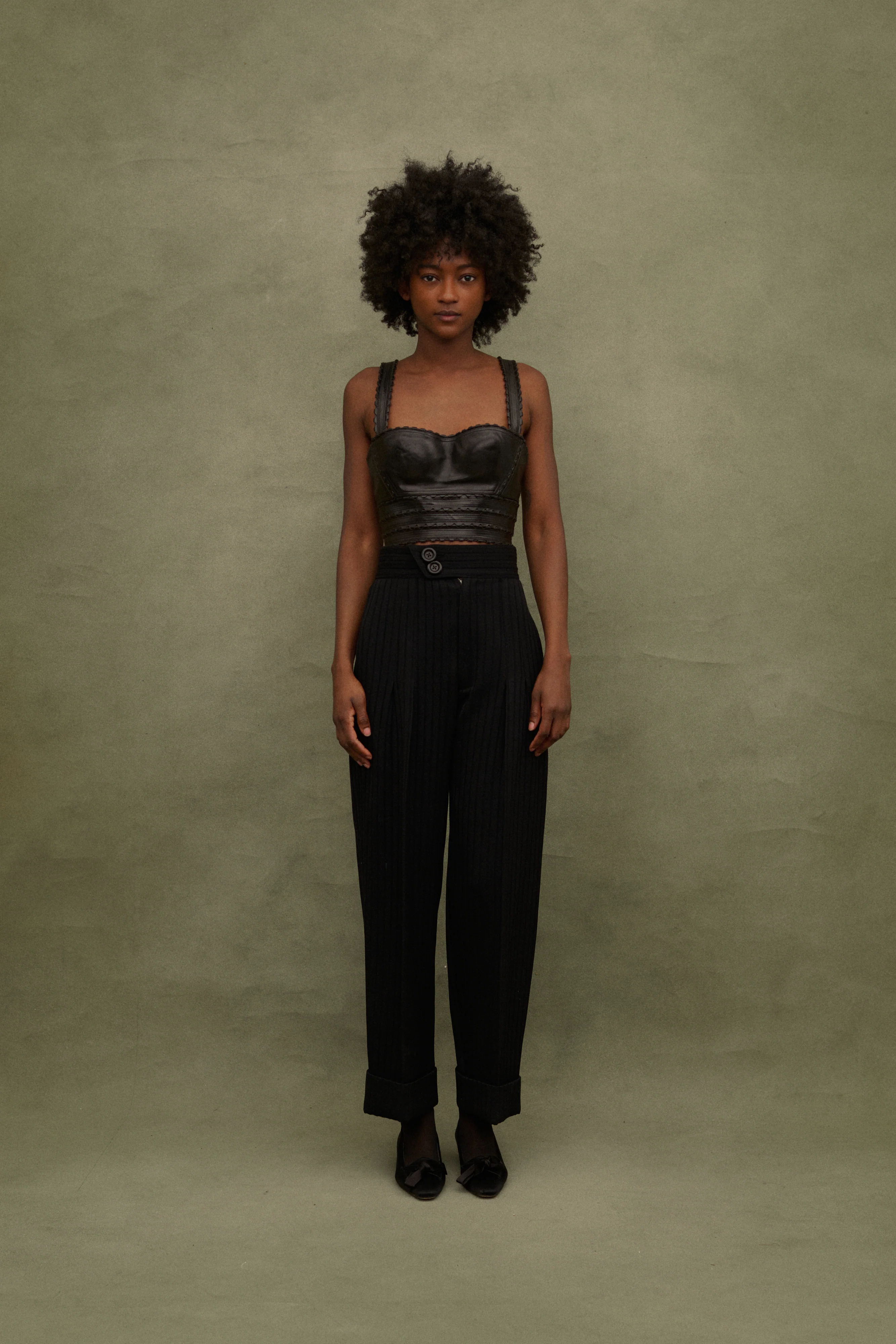 1992 Alaïa Leather Bustier - Image 5
