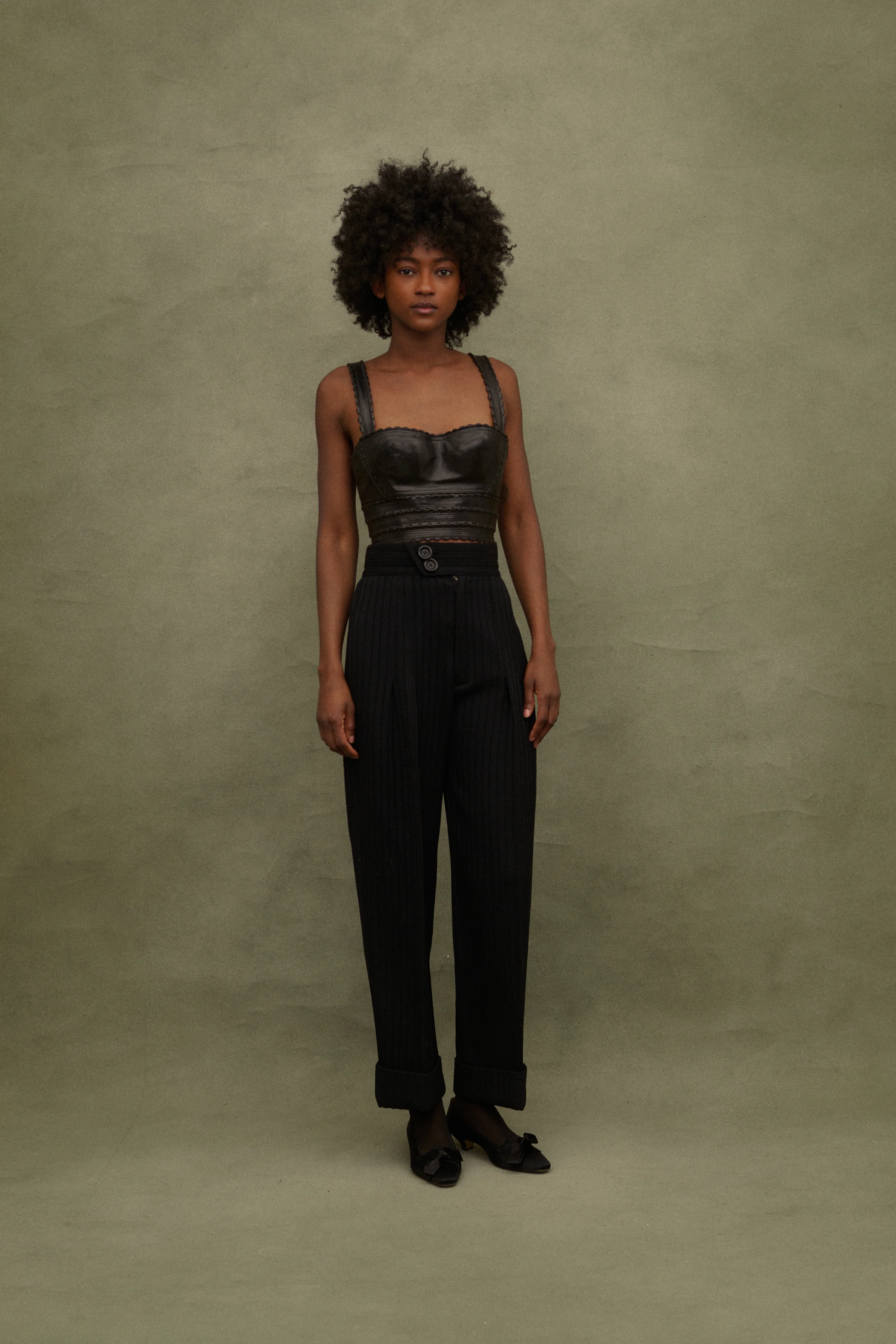 1992 Alaïa Leather Bustier - Image 6