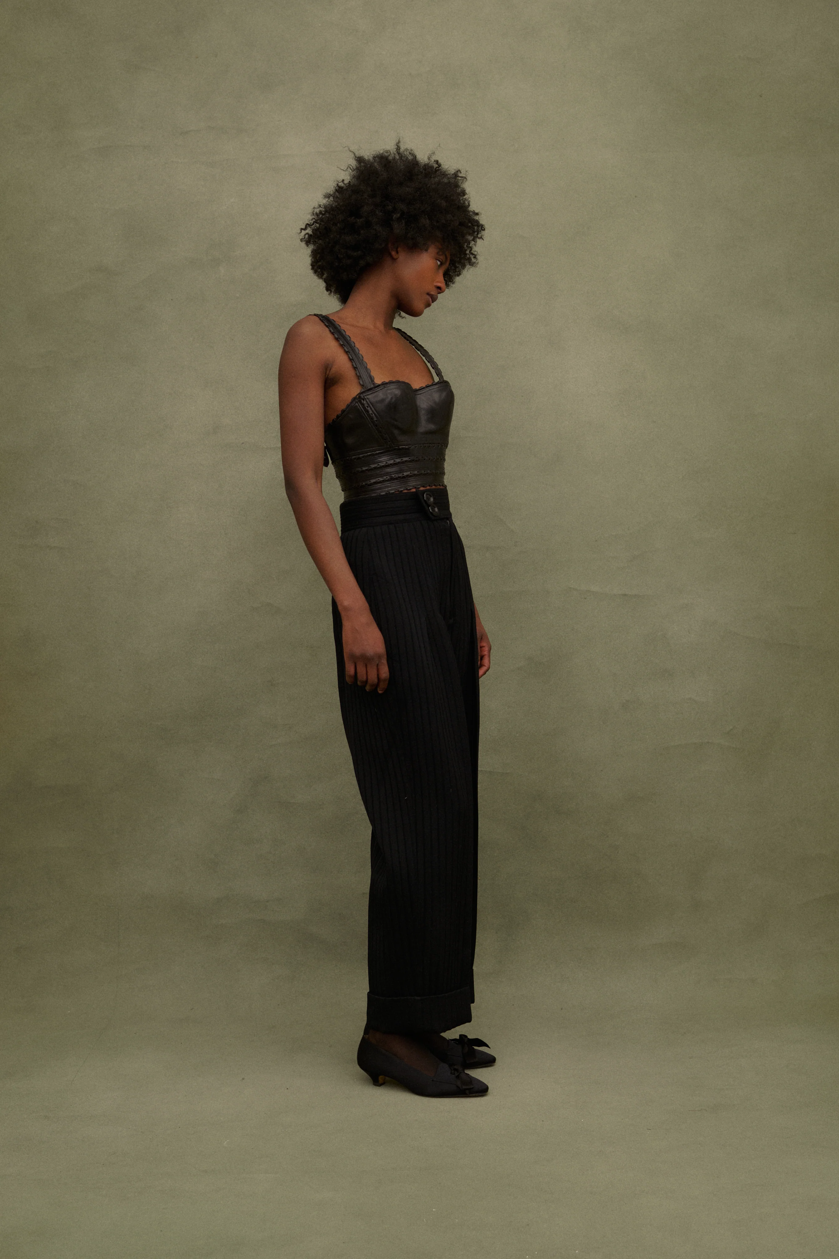 1992 Alaïa Leather Bustier - Image 7