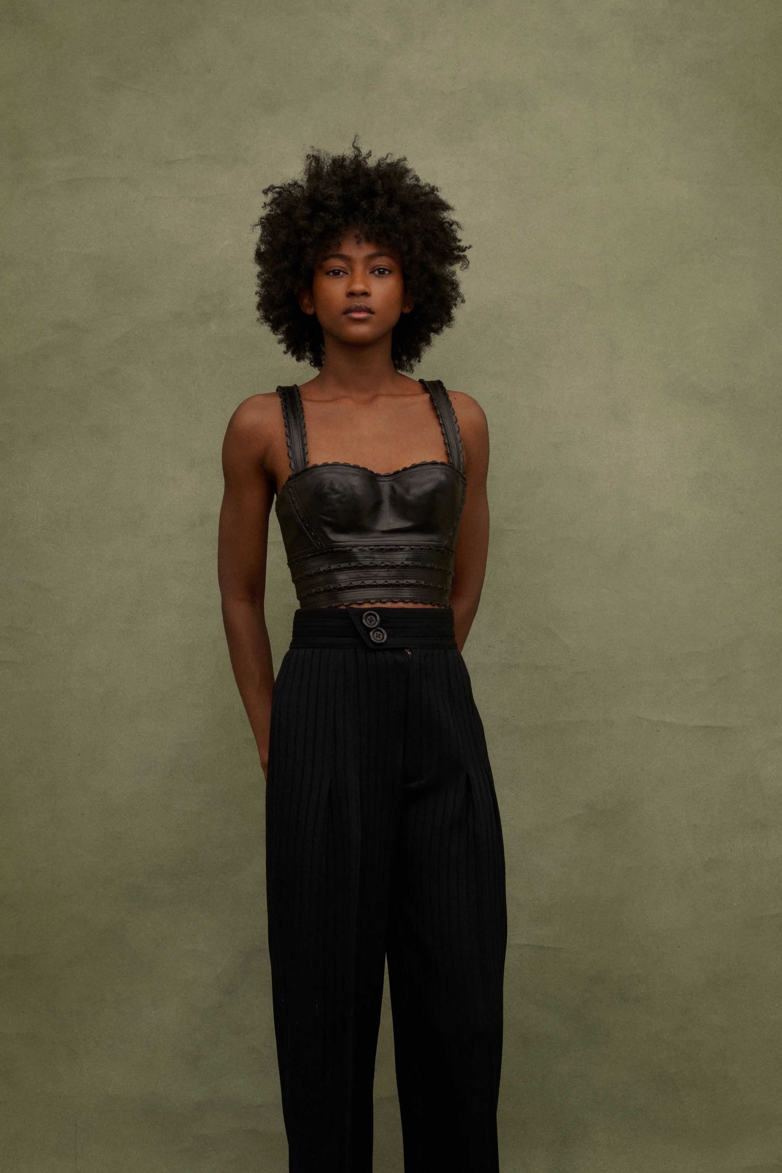 1992 Alaïa Leather Bustier - Image 8