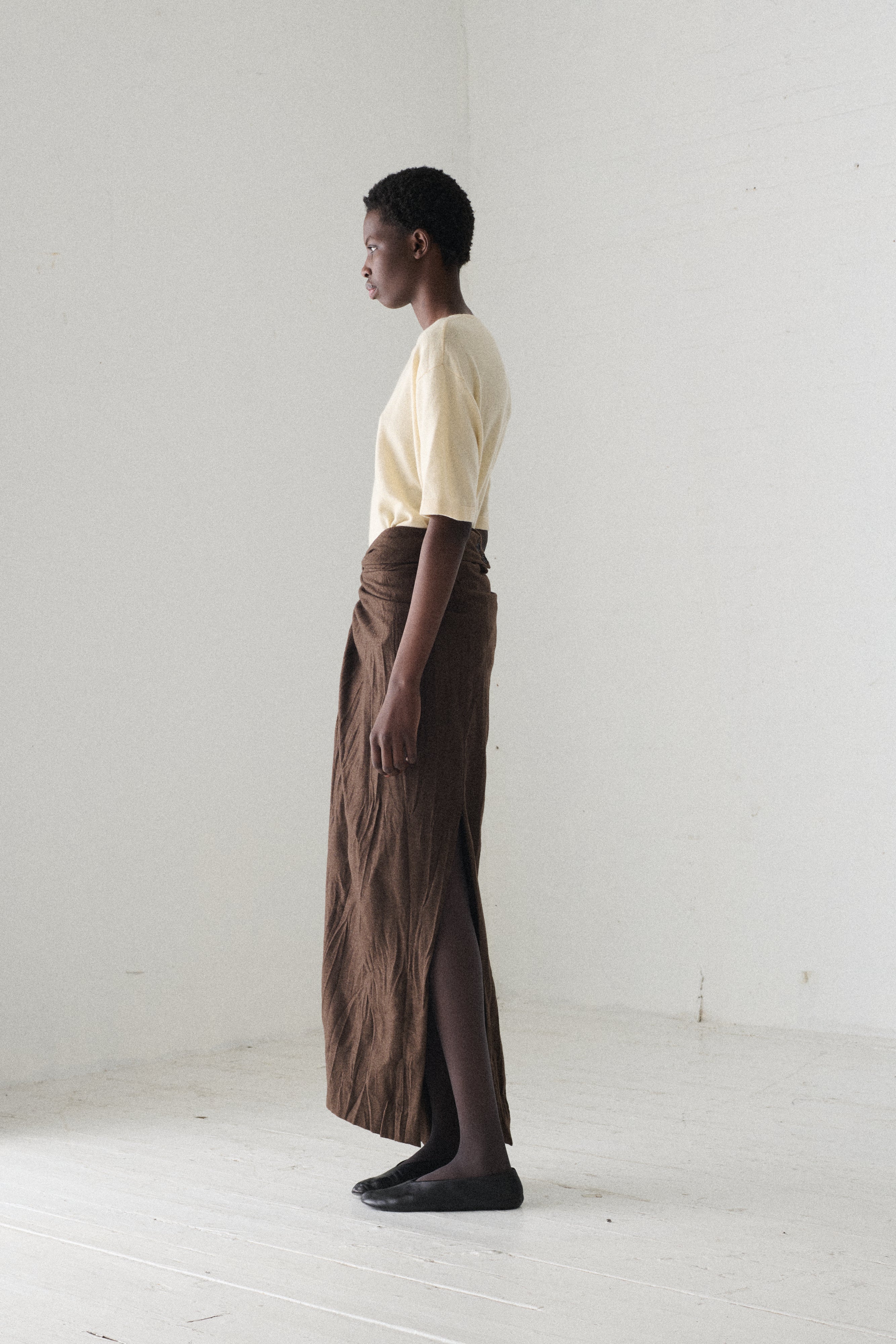1994 Romeo Gigli Brown Skirt - Image 11