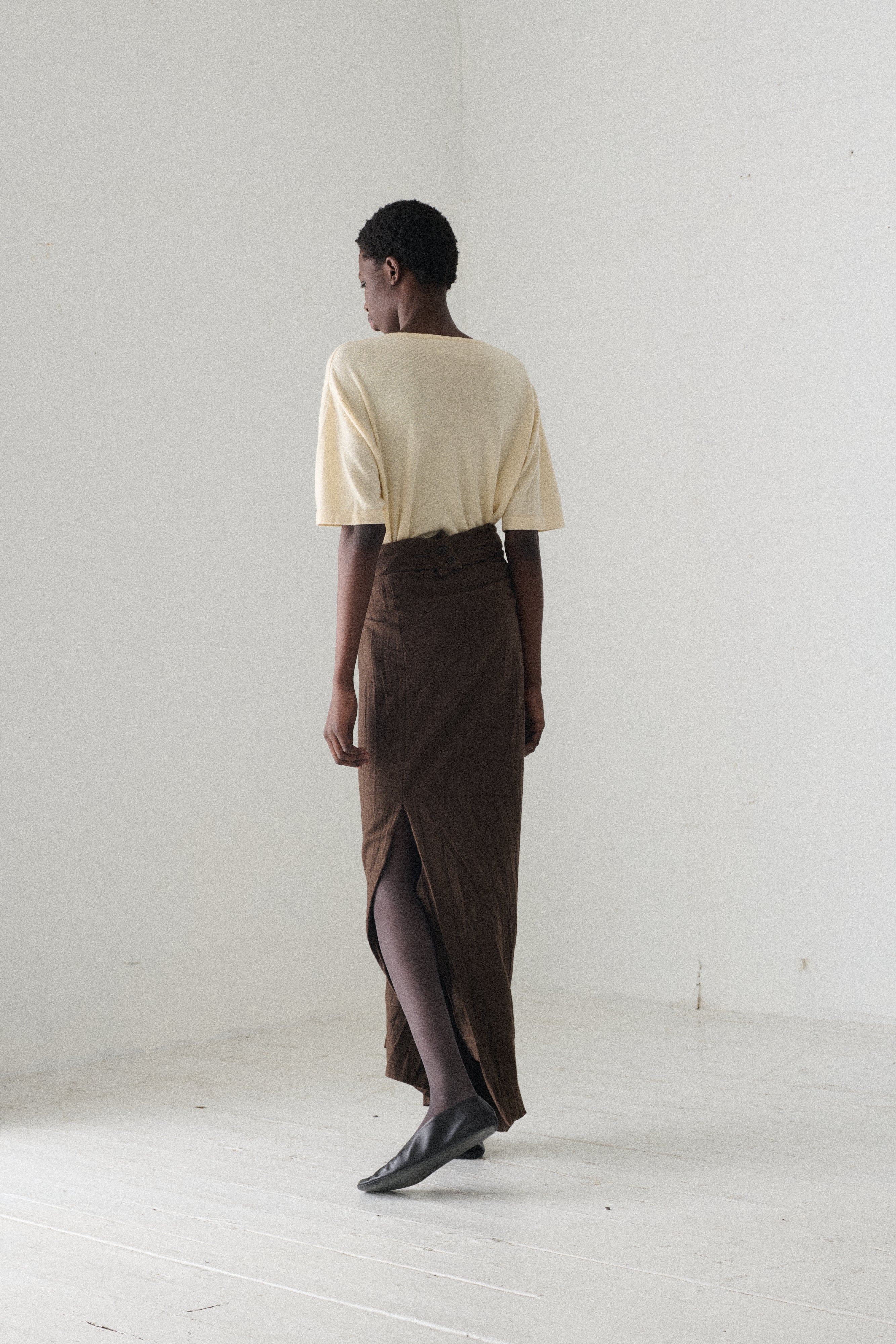 1994 Romeo Gigli Brown Skirt - Image 12