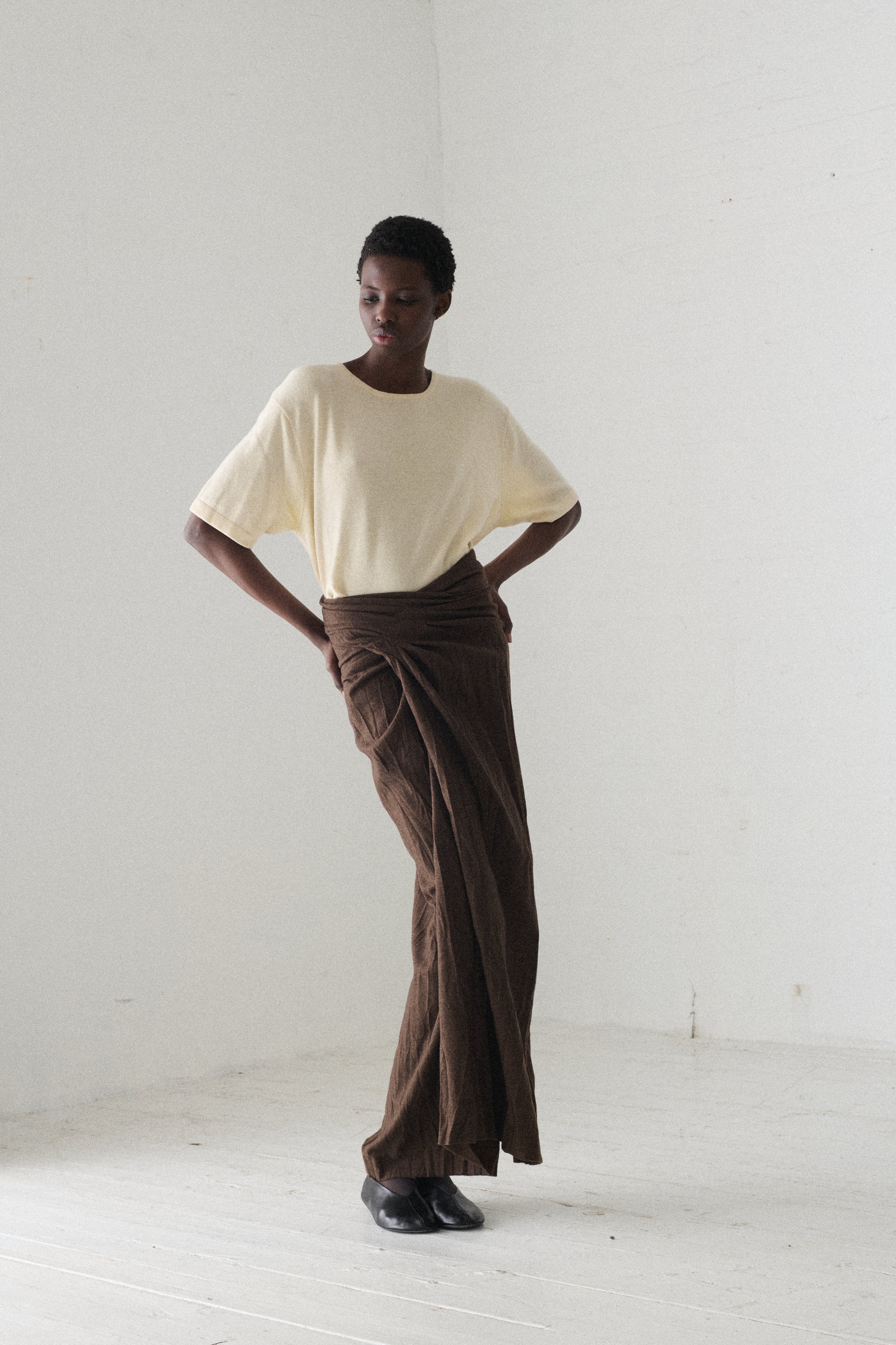 1994 Romeo Gigli Brown Skirt - Image 15