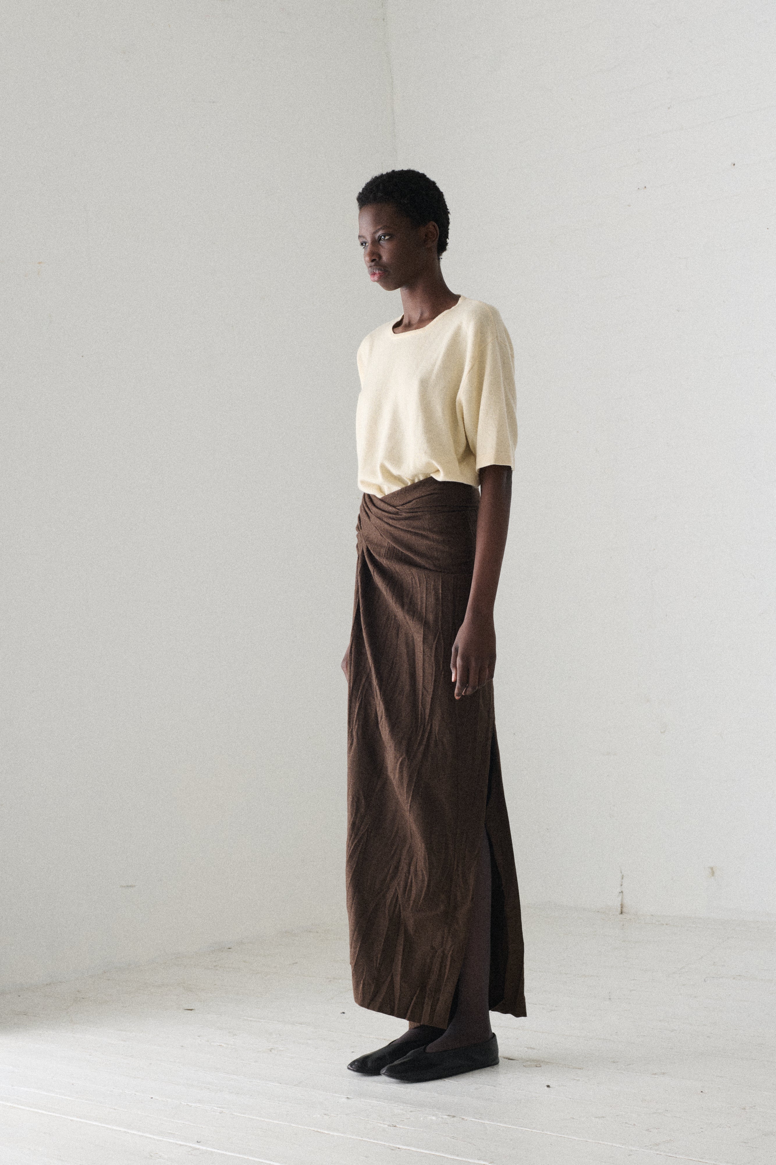 1994 Romeo Gigli Brown Skirt - Image 17