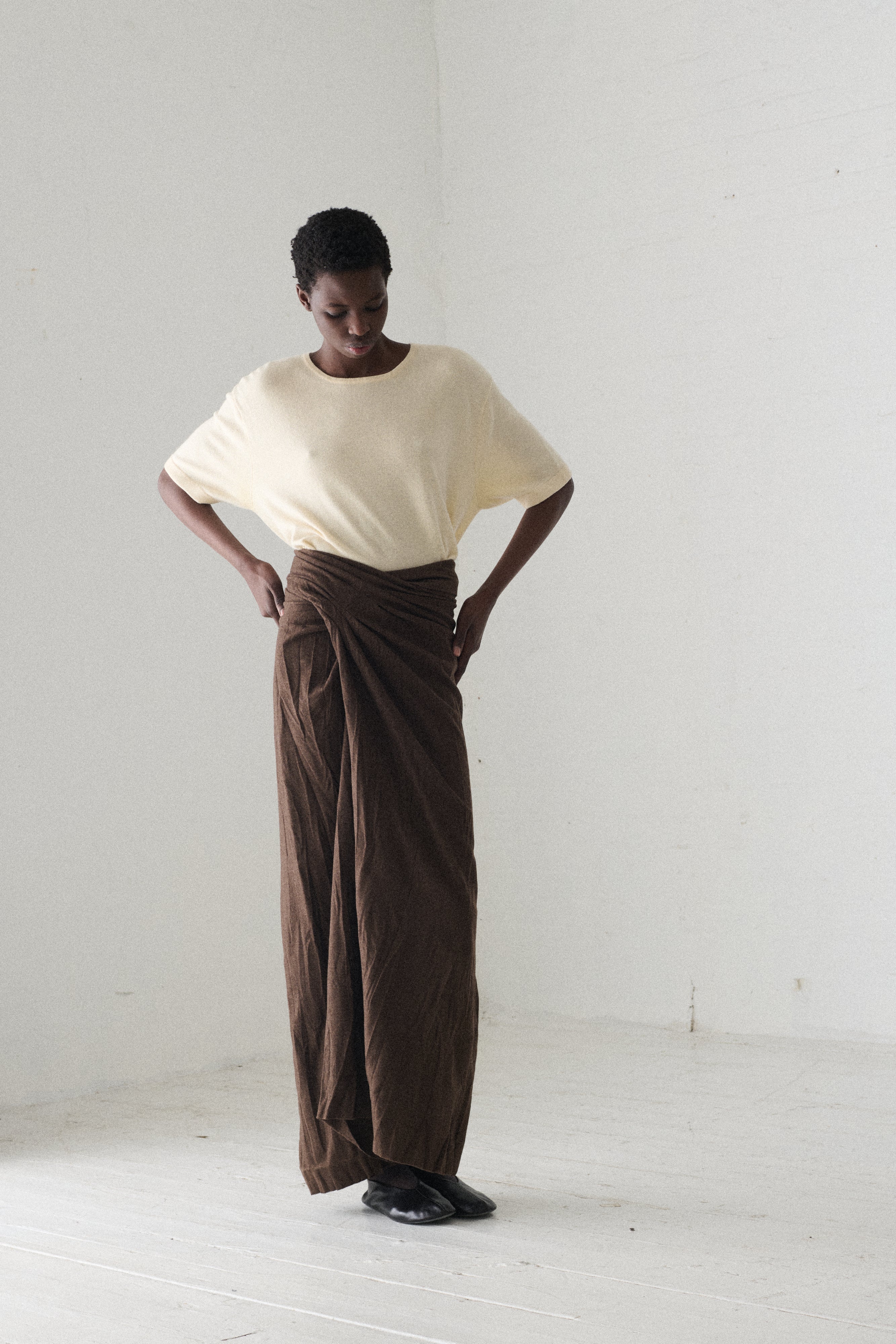 1994 Romeo Gigli Brown Skirt - Image 5