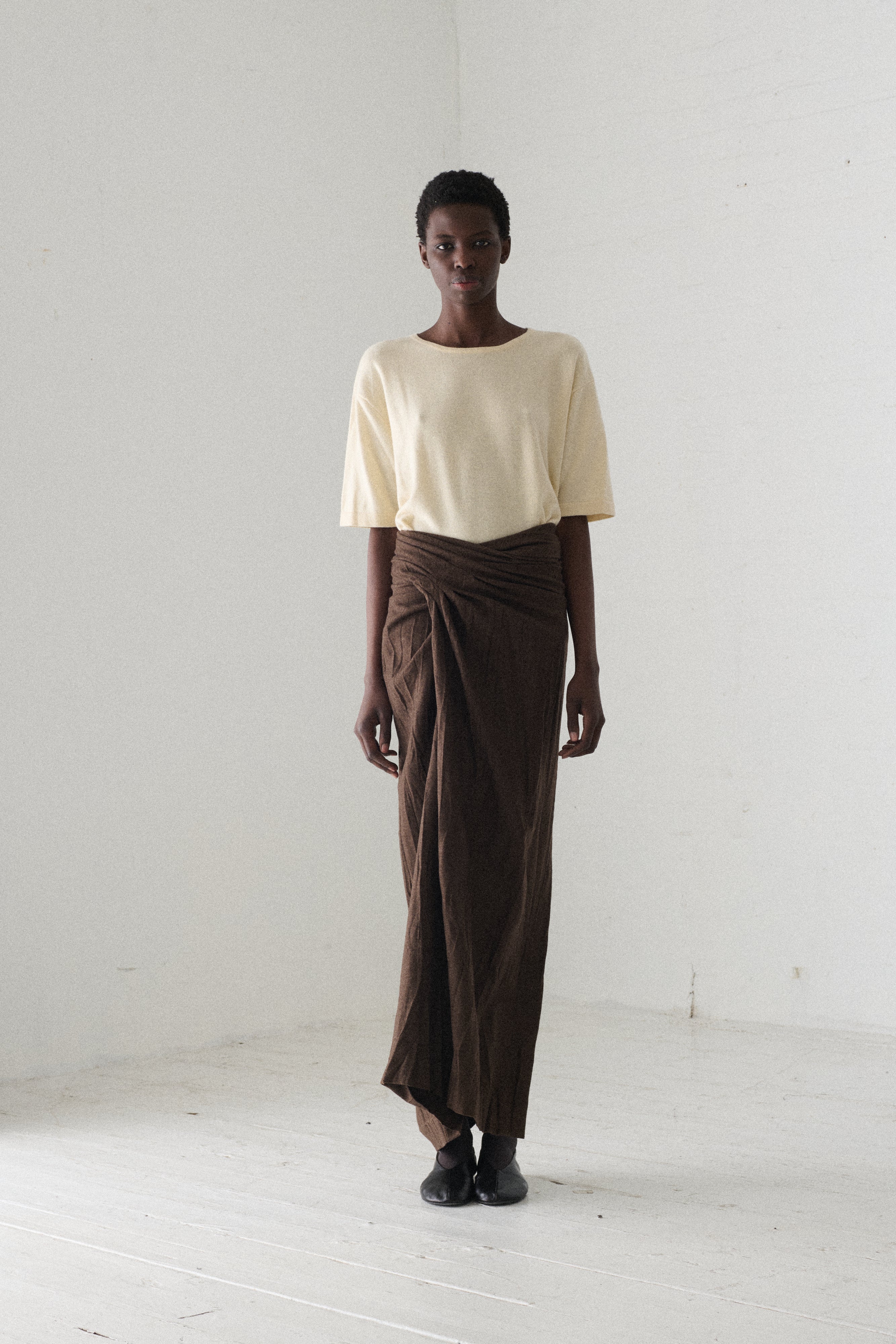 1994 Romeo Gigli Brown Skirt - Image 6