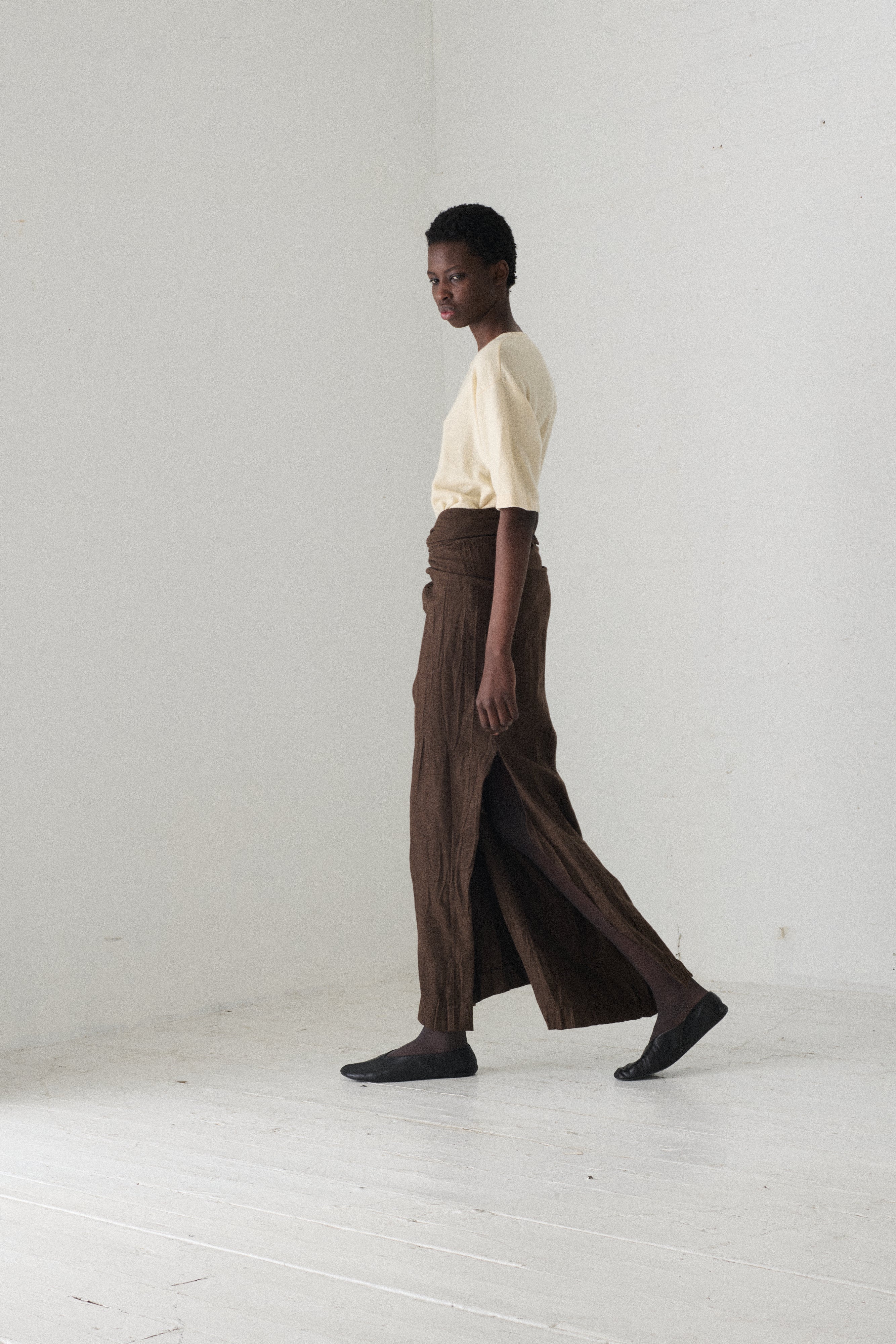 1994 Romeo Gigli Brown Skirt - Image 8