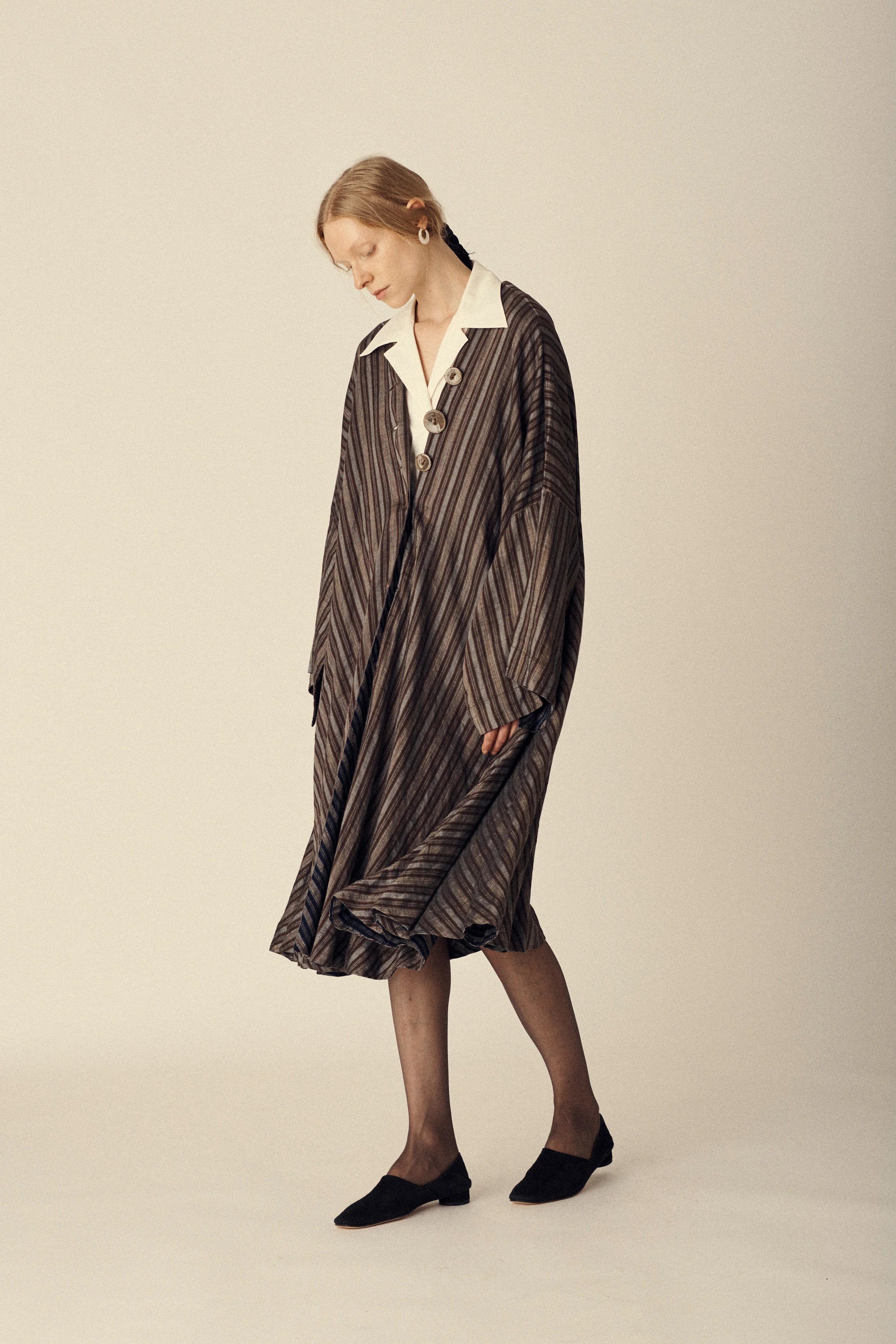 1995 Romeo Gigli Flax Dress - Image 10