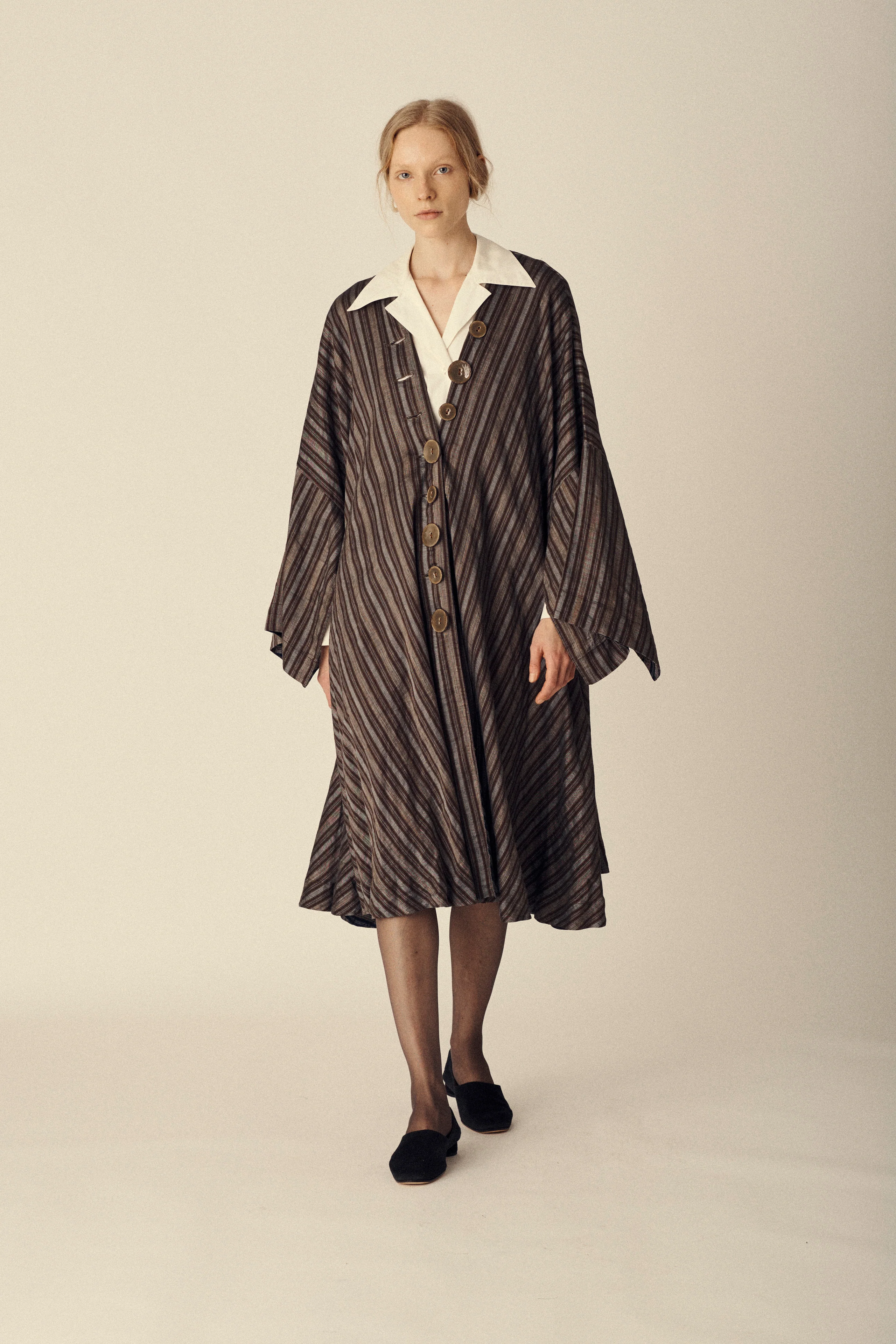 1995 Romeo Gigli Flax Dress - Image 11