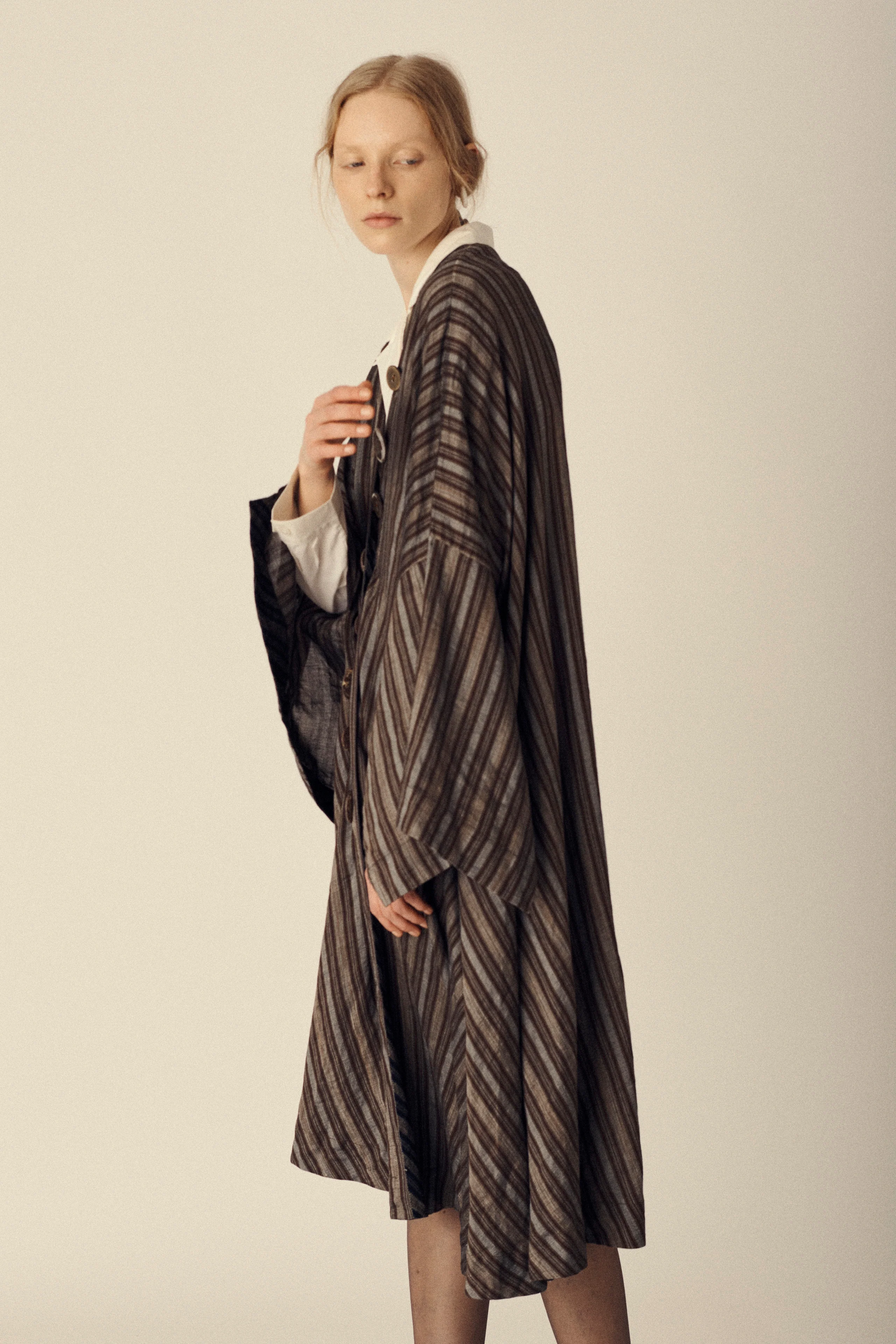 1995 Romeo Gigli Flax Dress - Image 12