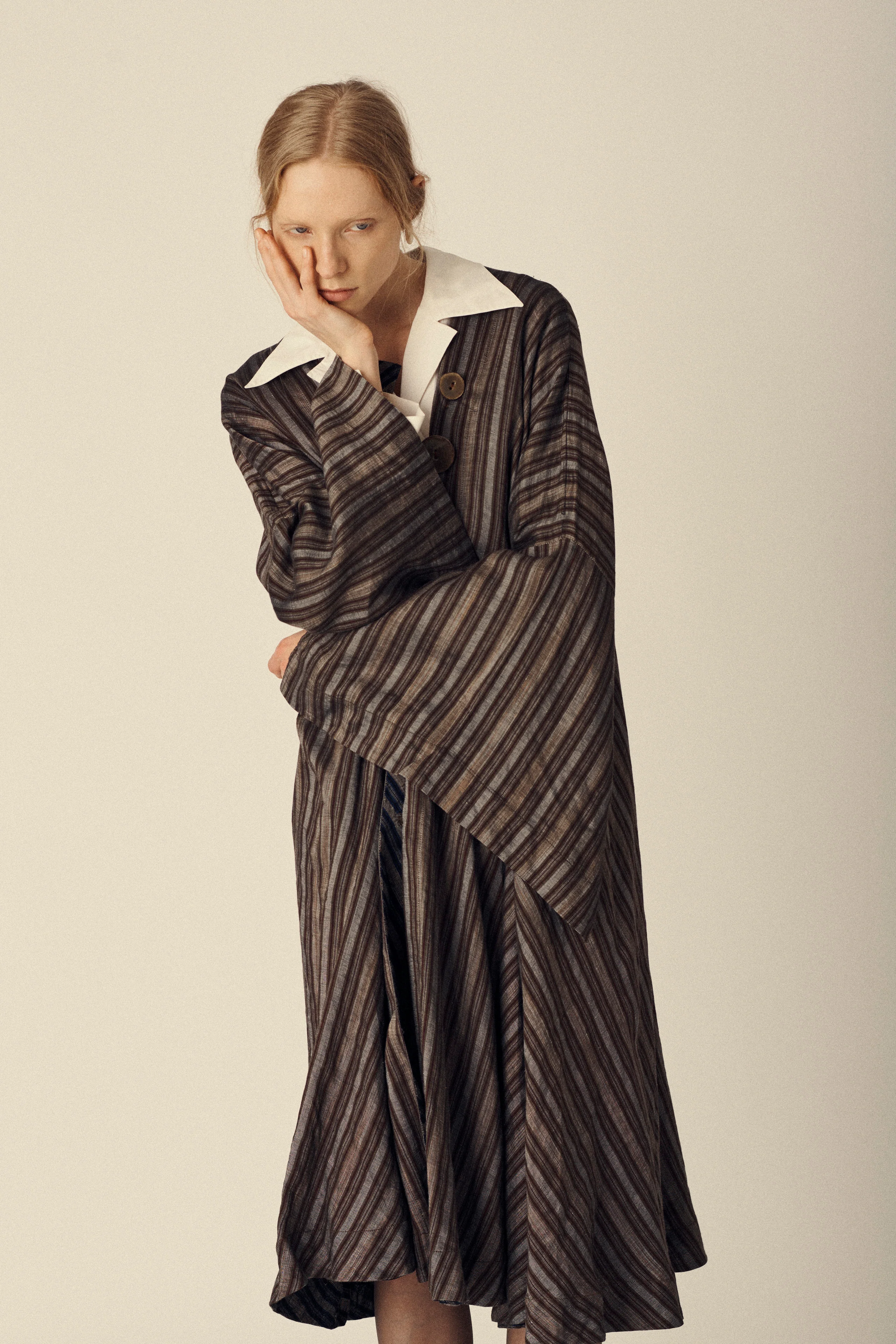 1995 Romeo Gigli Flax Dress - Image 6