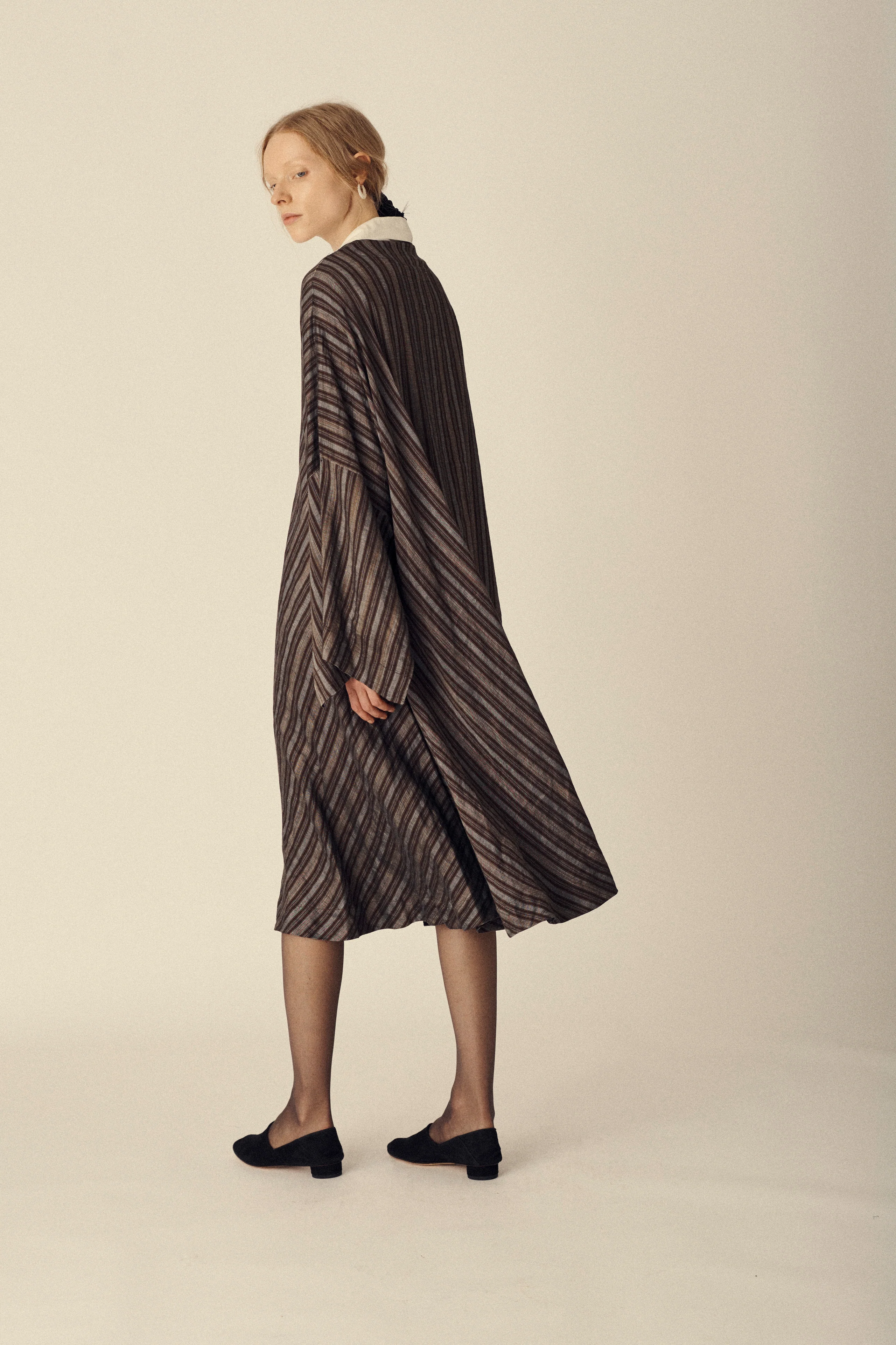 1995 Romeo Gigli Flax Dress - Image 8