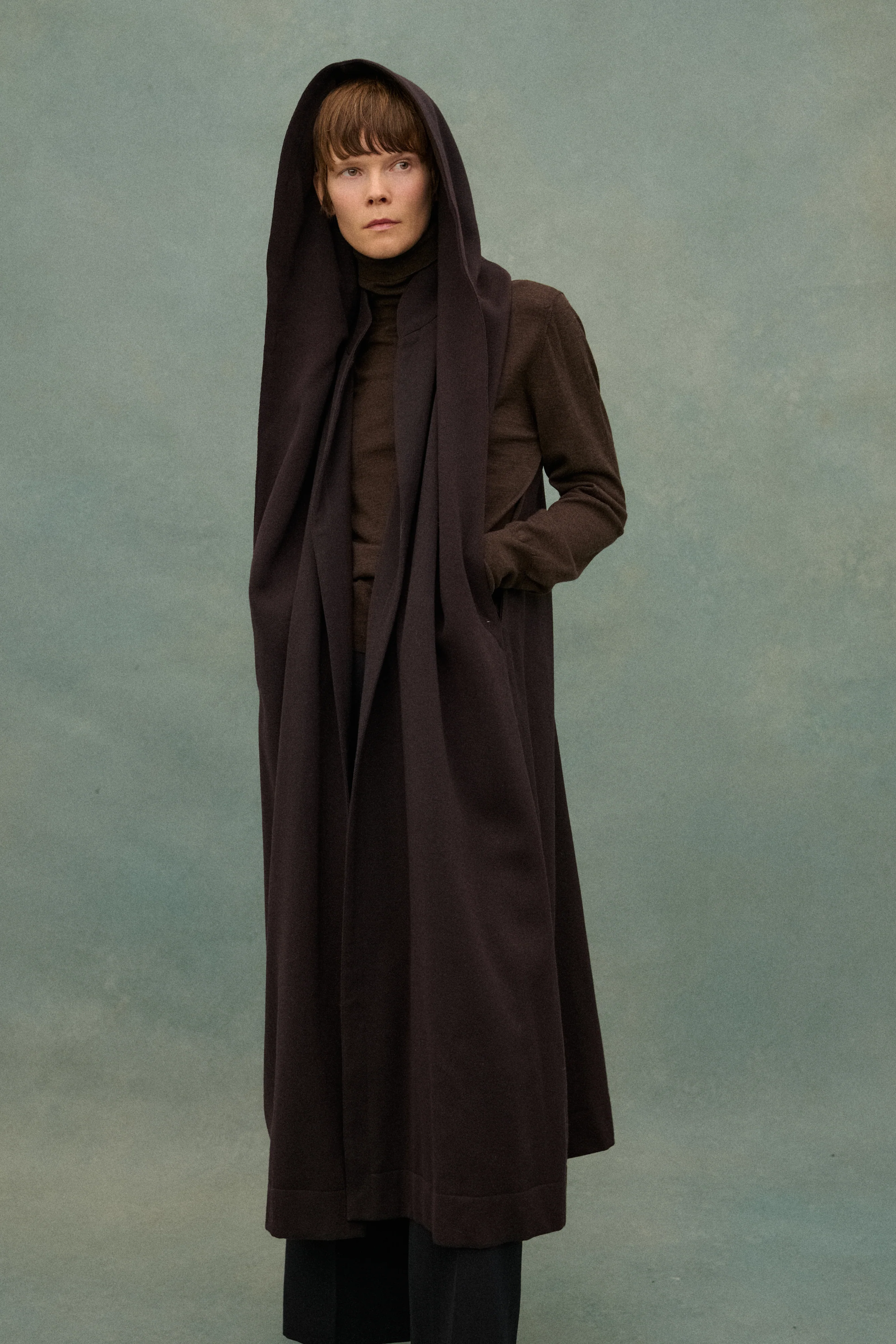 Alaia Wool Hood Tunic - Image 10