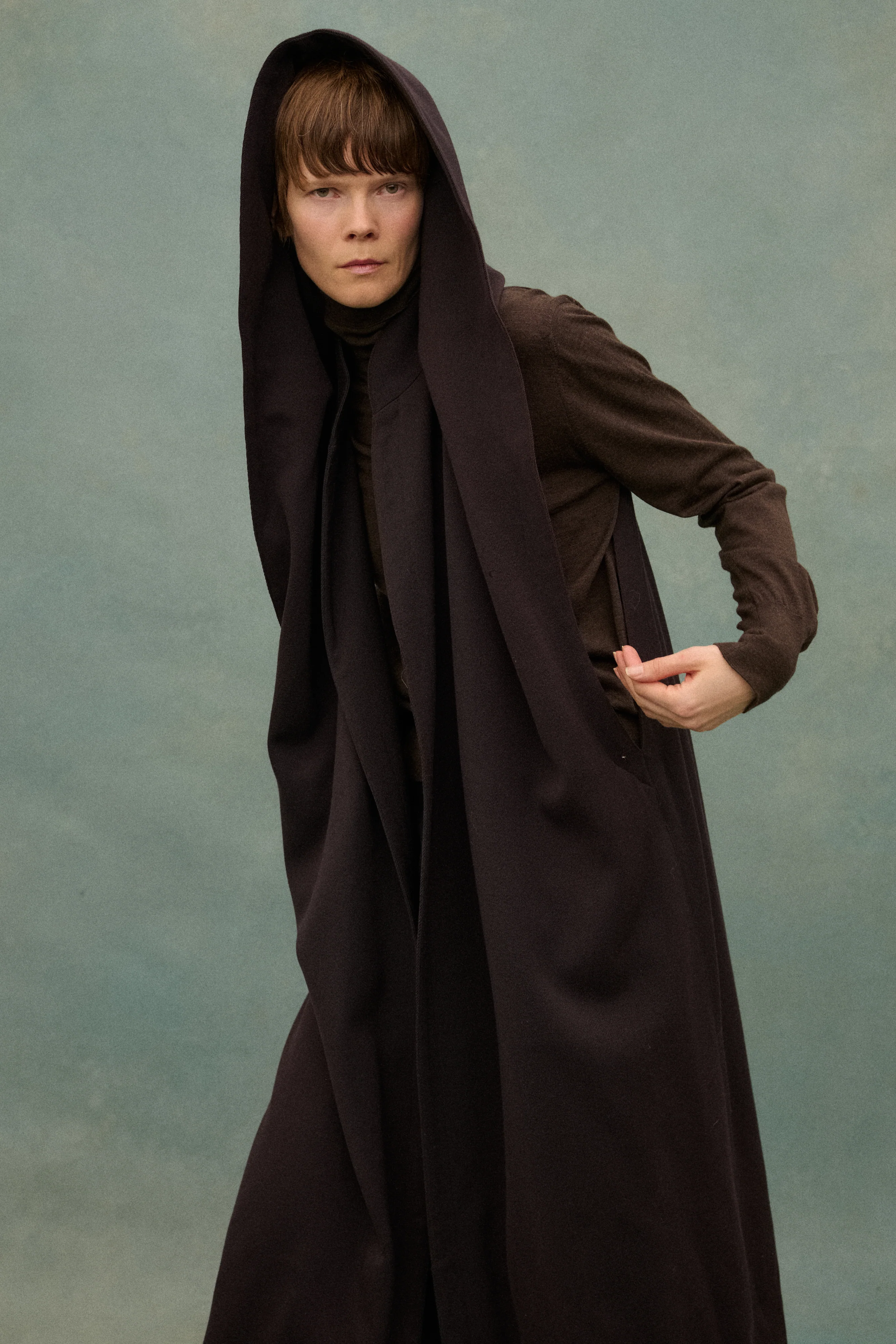 Alaia Wool Hood Tunic - Image 11