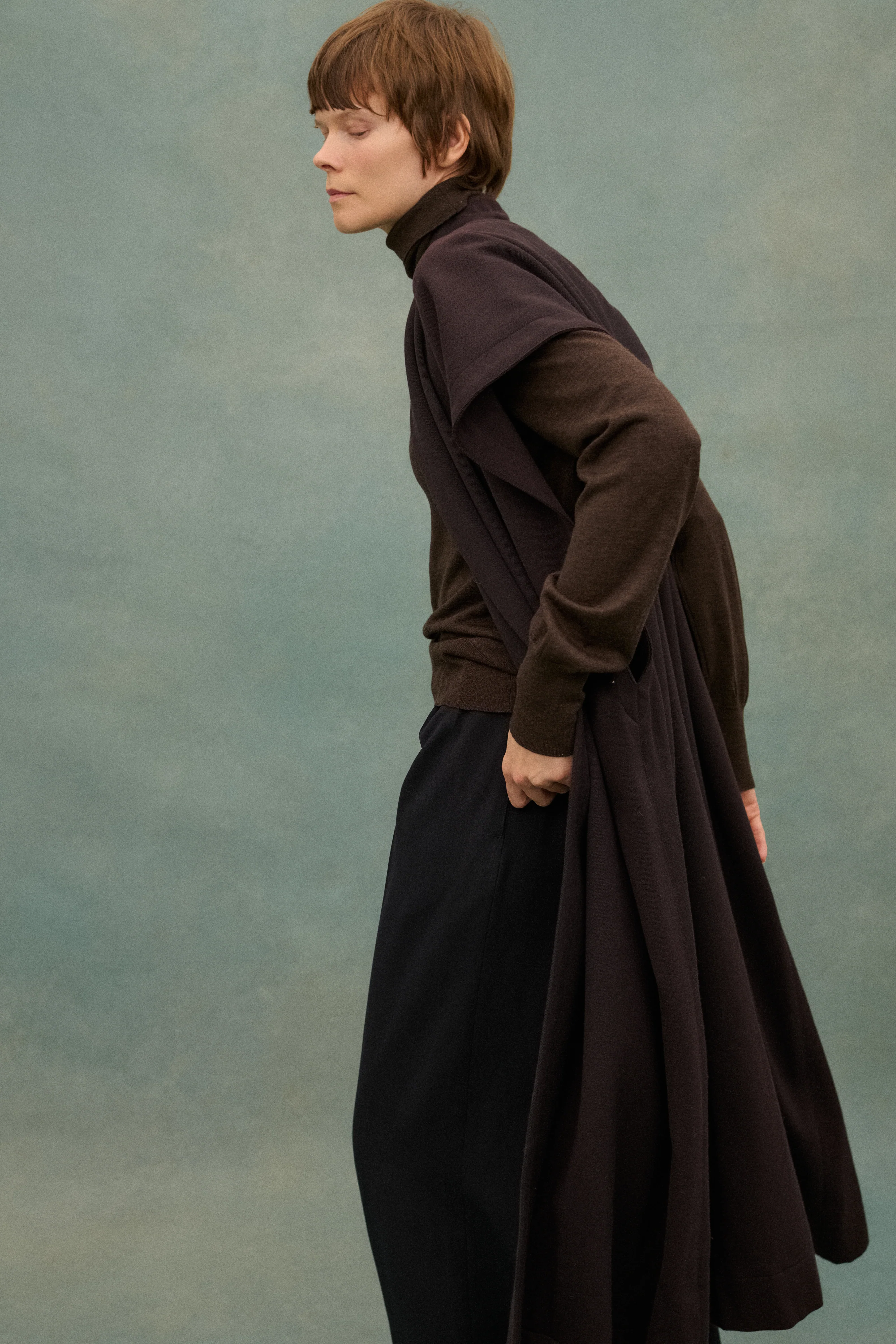 Alaia Wool Hood Tunic - Image 4