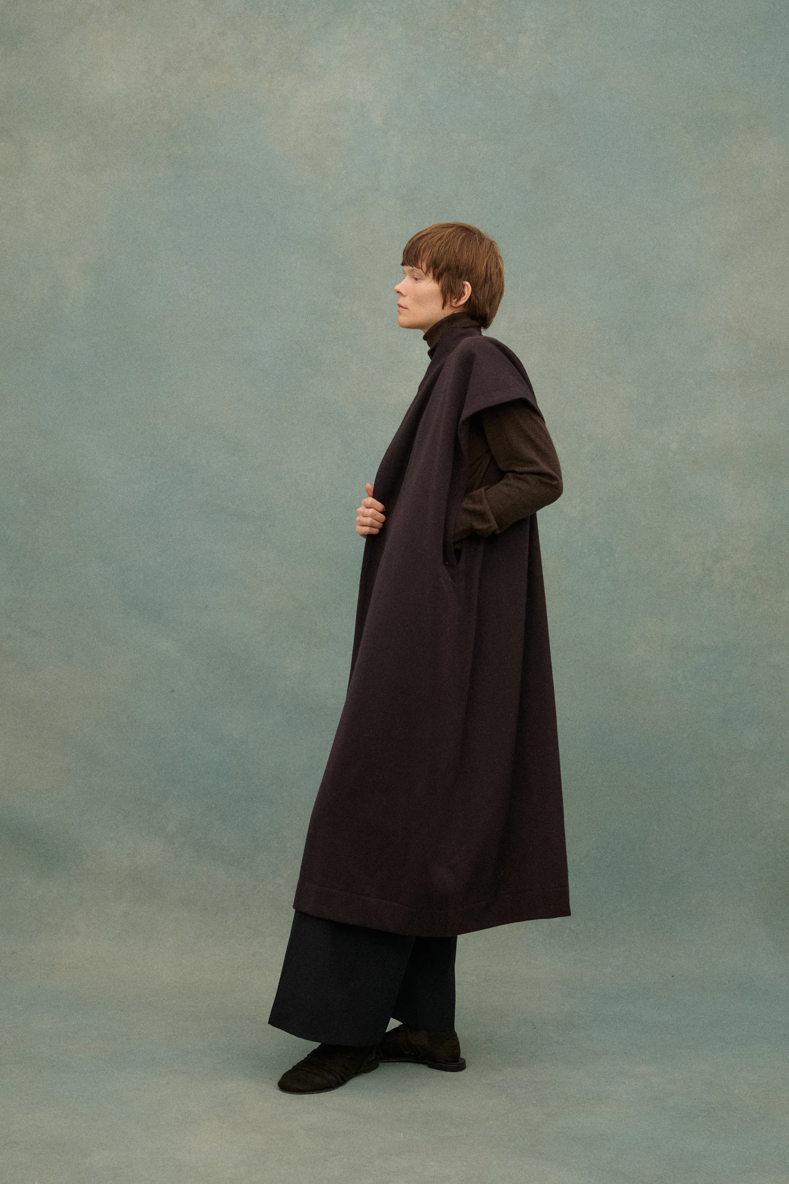Alaia Wool Hood Tunic - Image 5