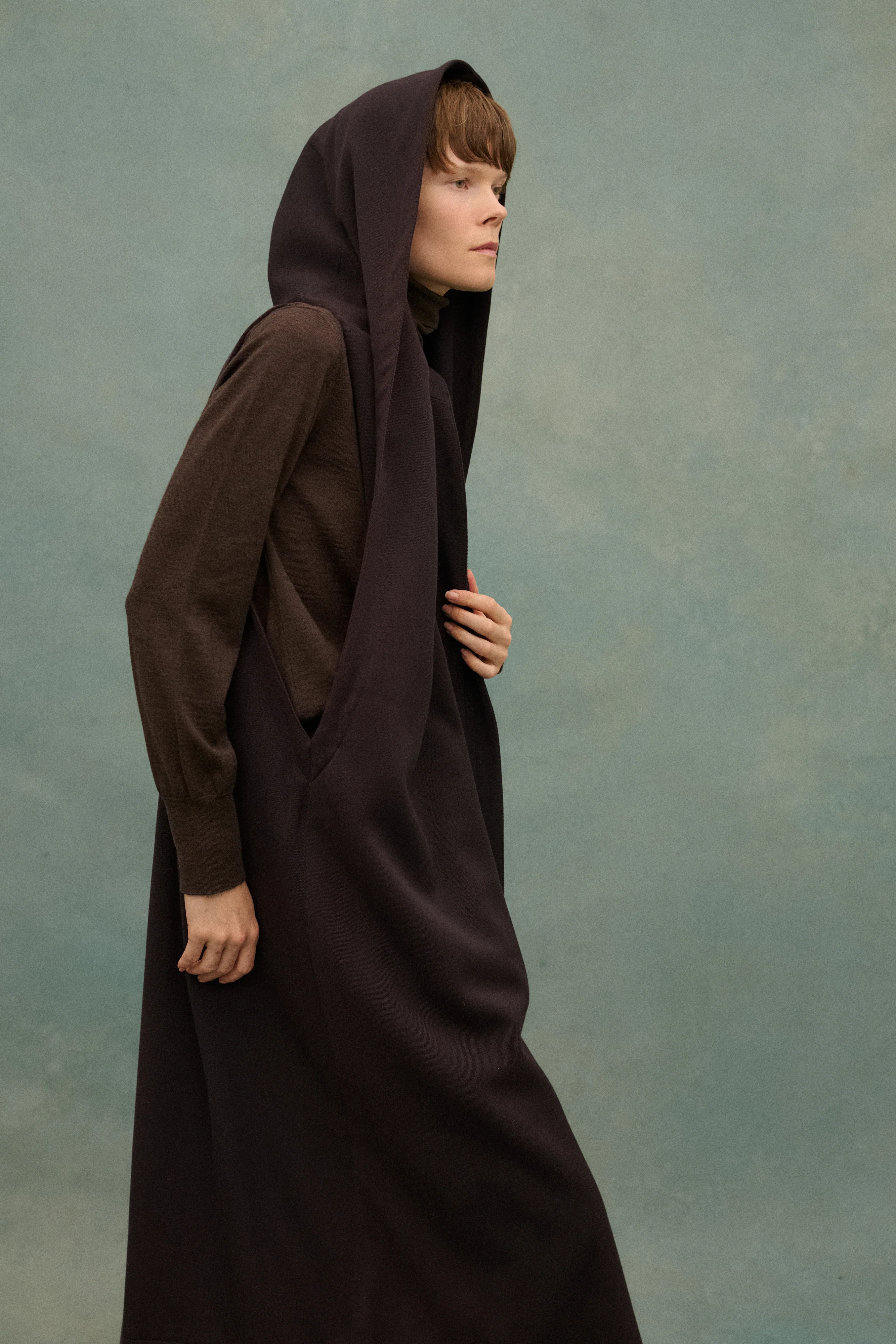 Alaia Wool Hood Tunic - Image 6
