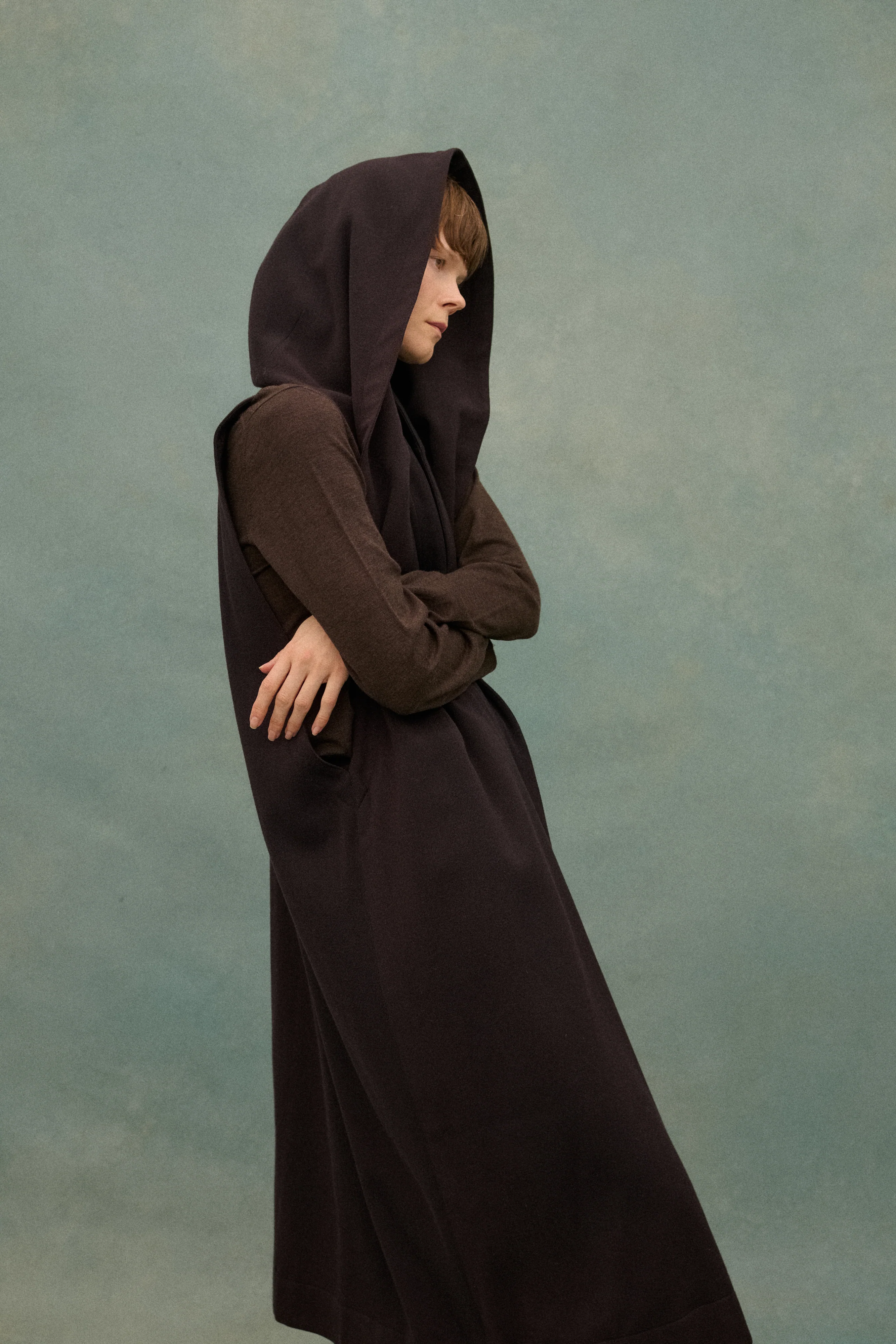 Alaia Wool Hood Tunic - Image 8