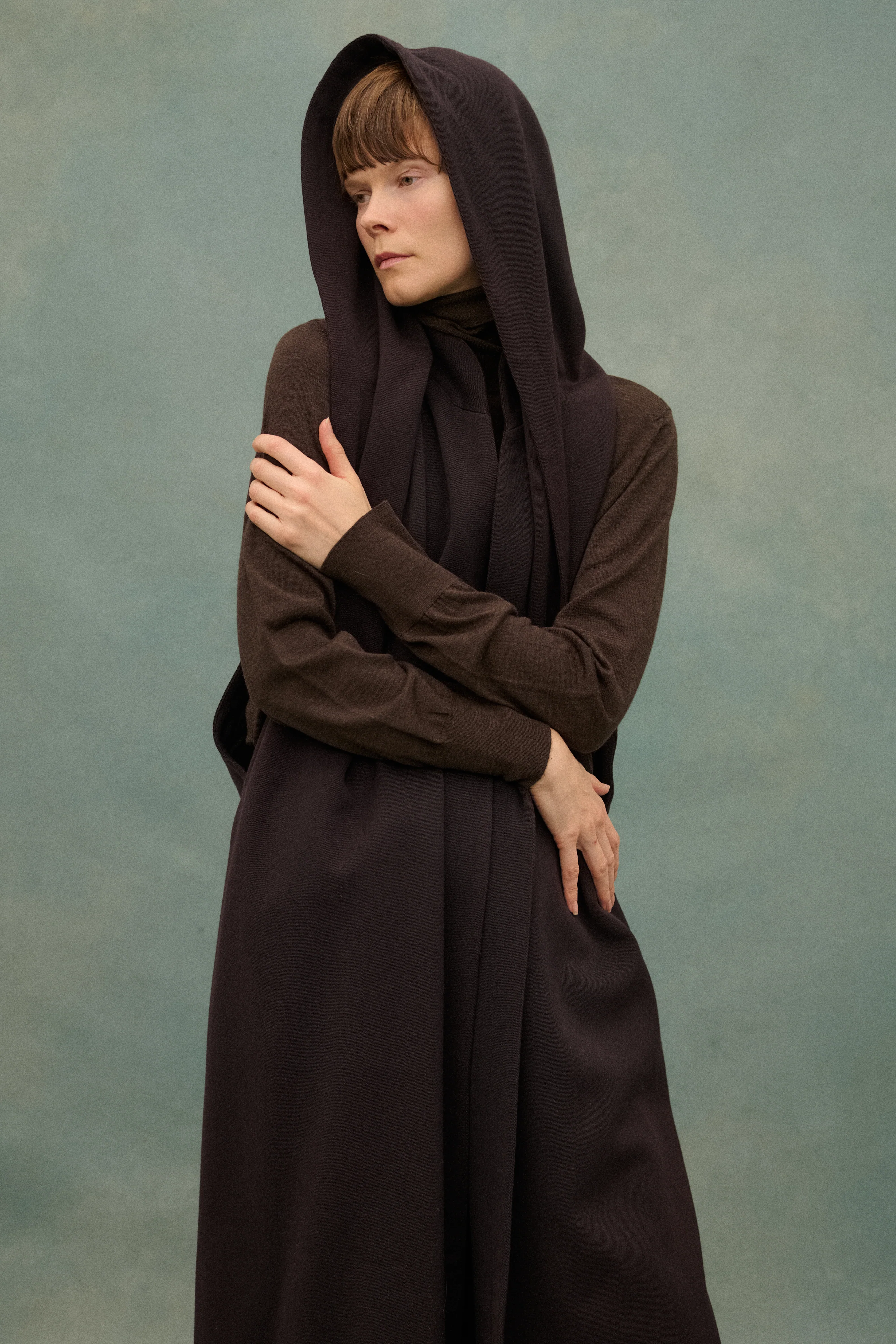 Alaia Wool Hood Tunic - Image 9