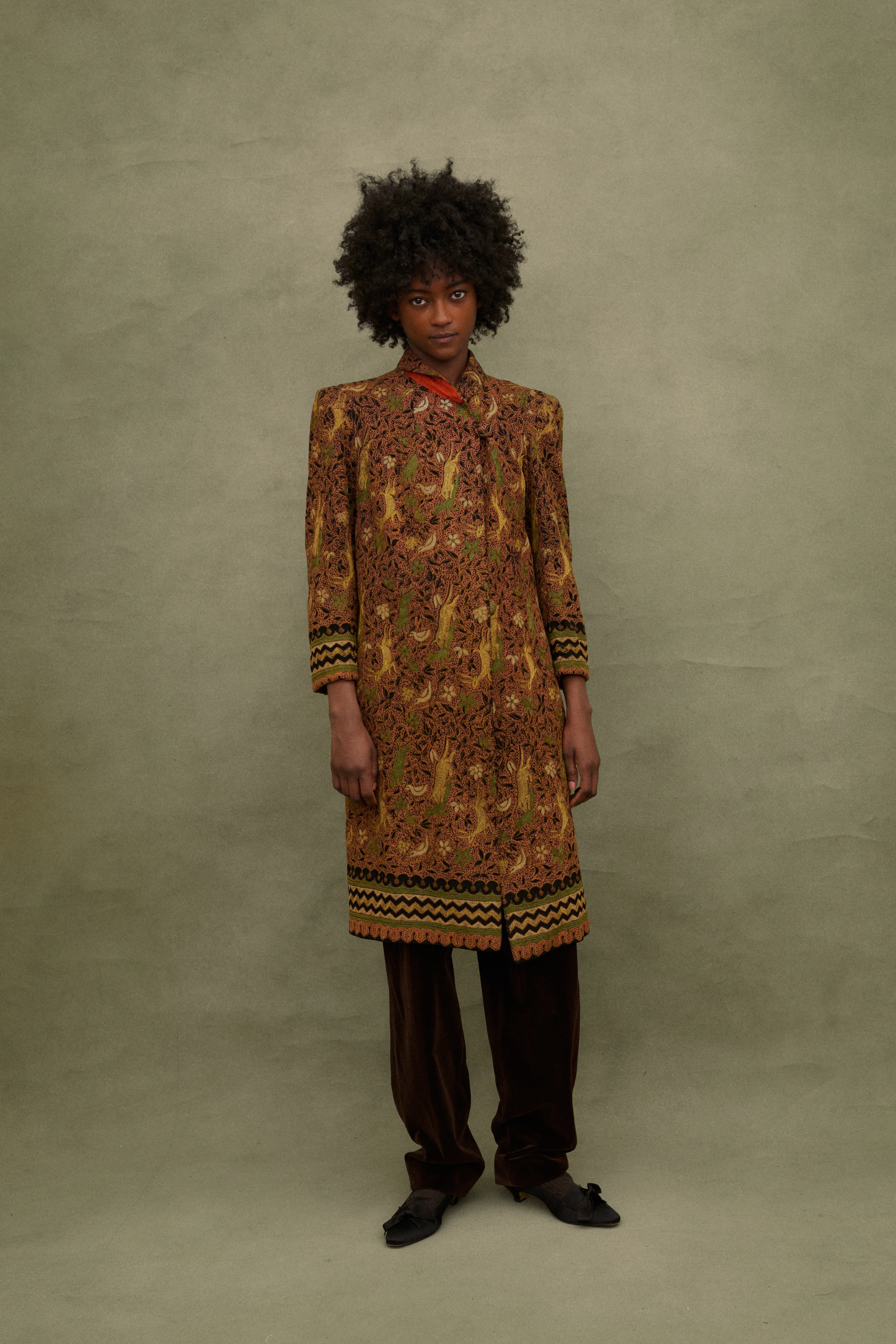 Antique Embroidered Coat - Image 10