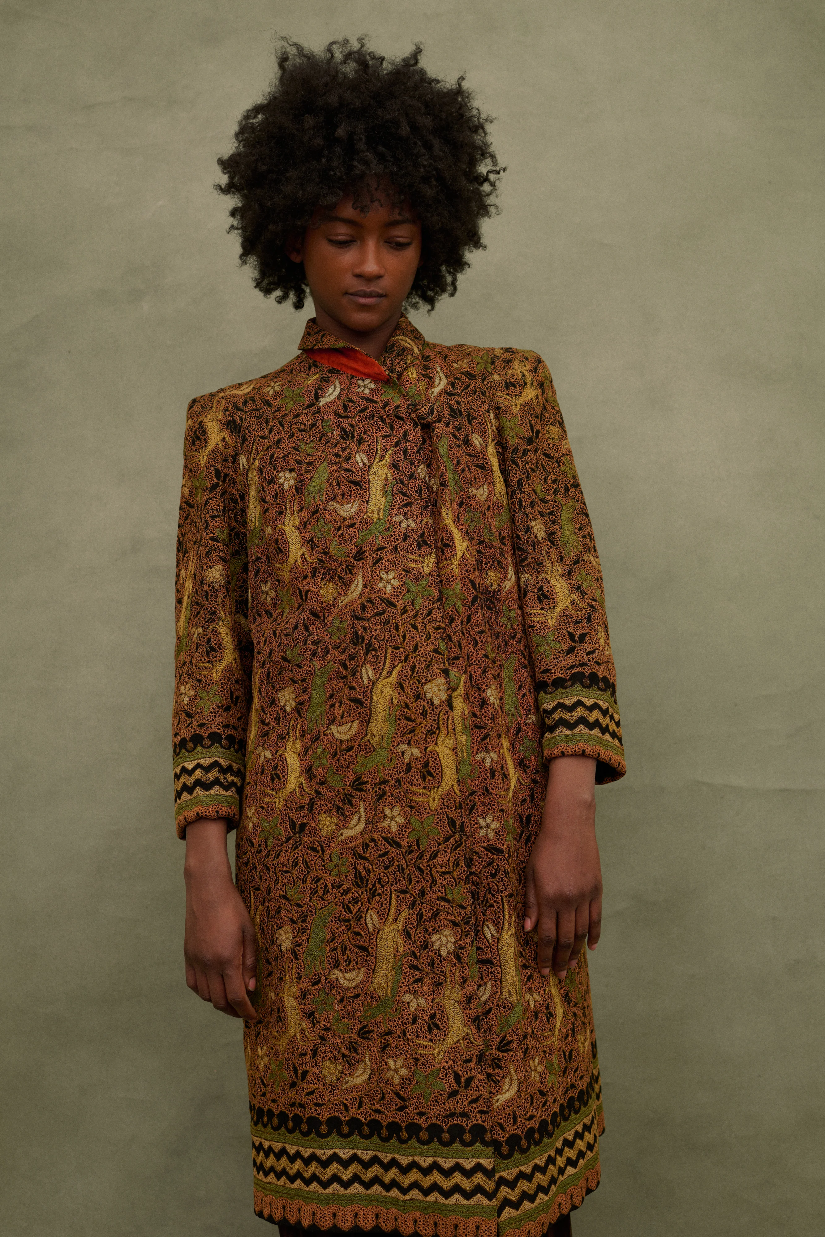 Antique Embroidered Coat - Image 12