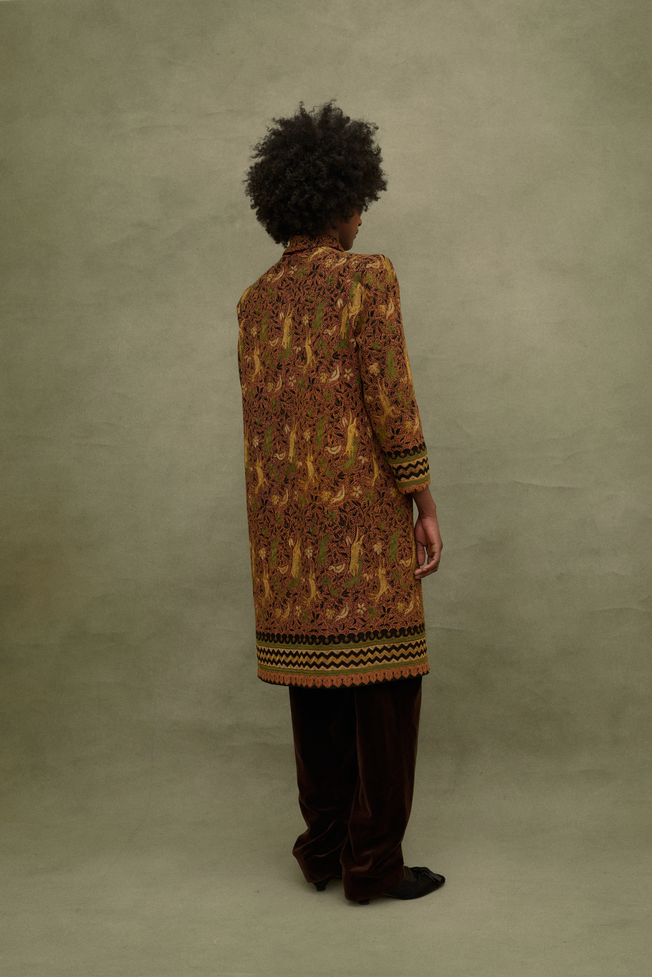 Antique Embroidered Coat - Image 7