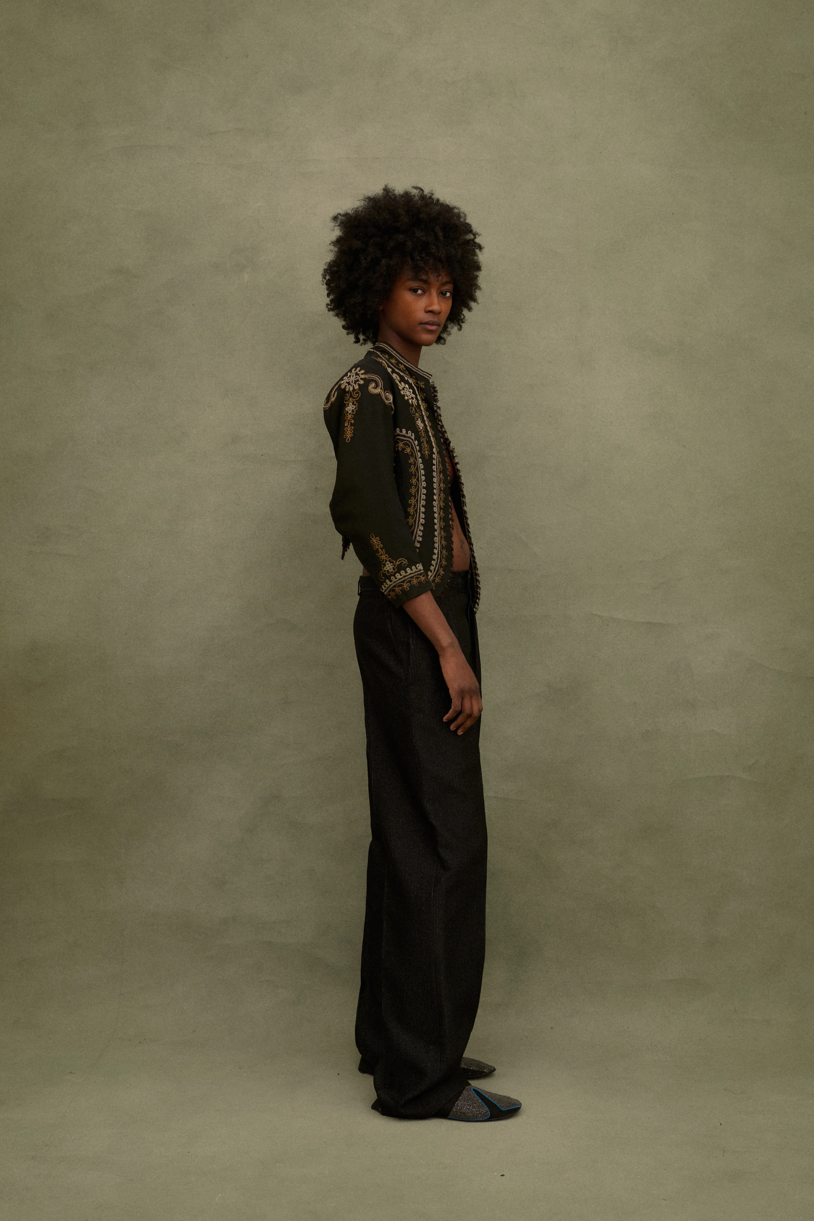 sold?Antique Embroidered Coat - Image 10