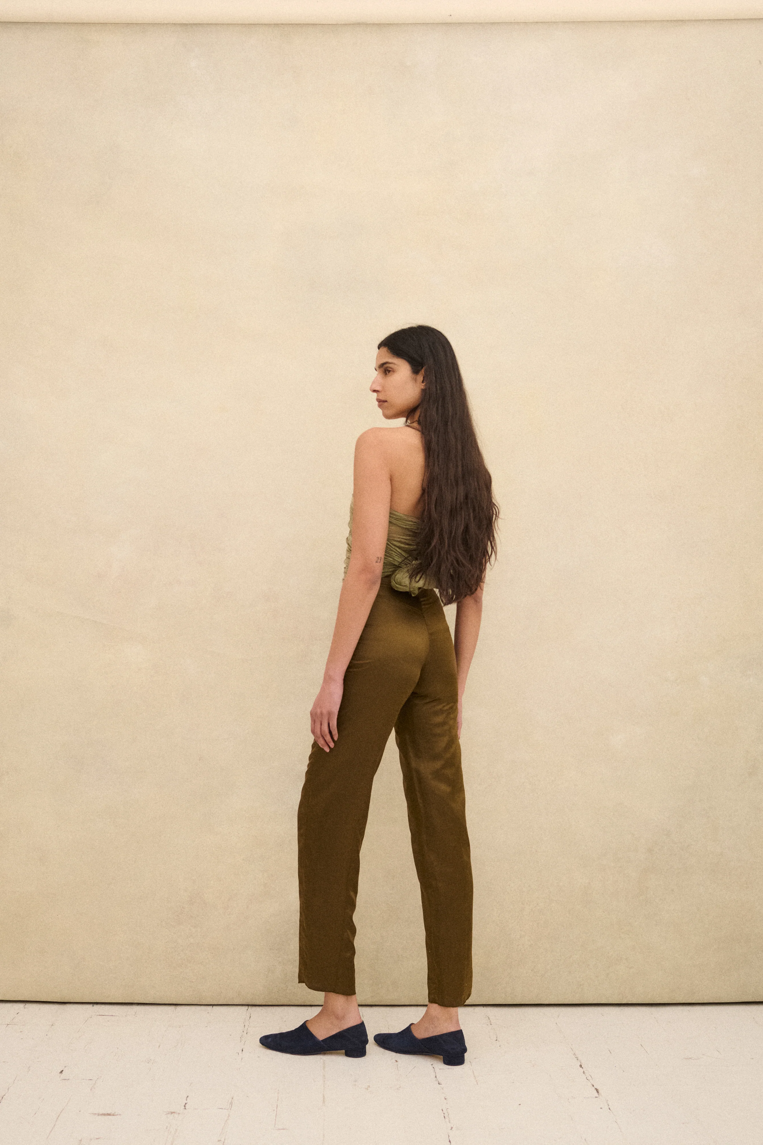 Armani Khaki Trousers - Image 10