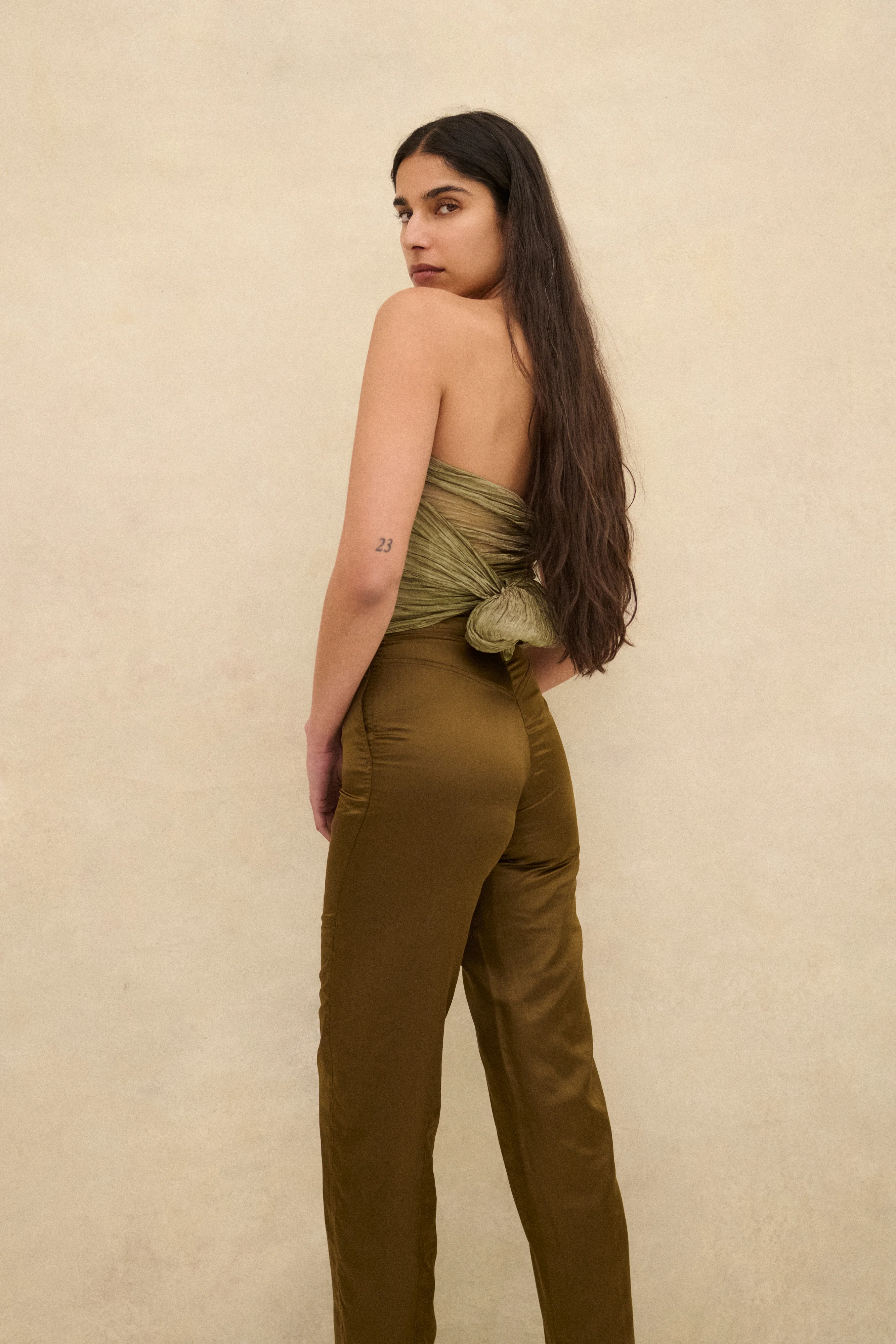 Armani Khaki Trousers - Image 19
