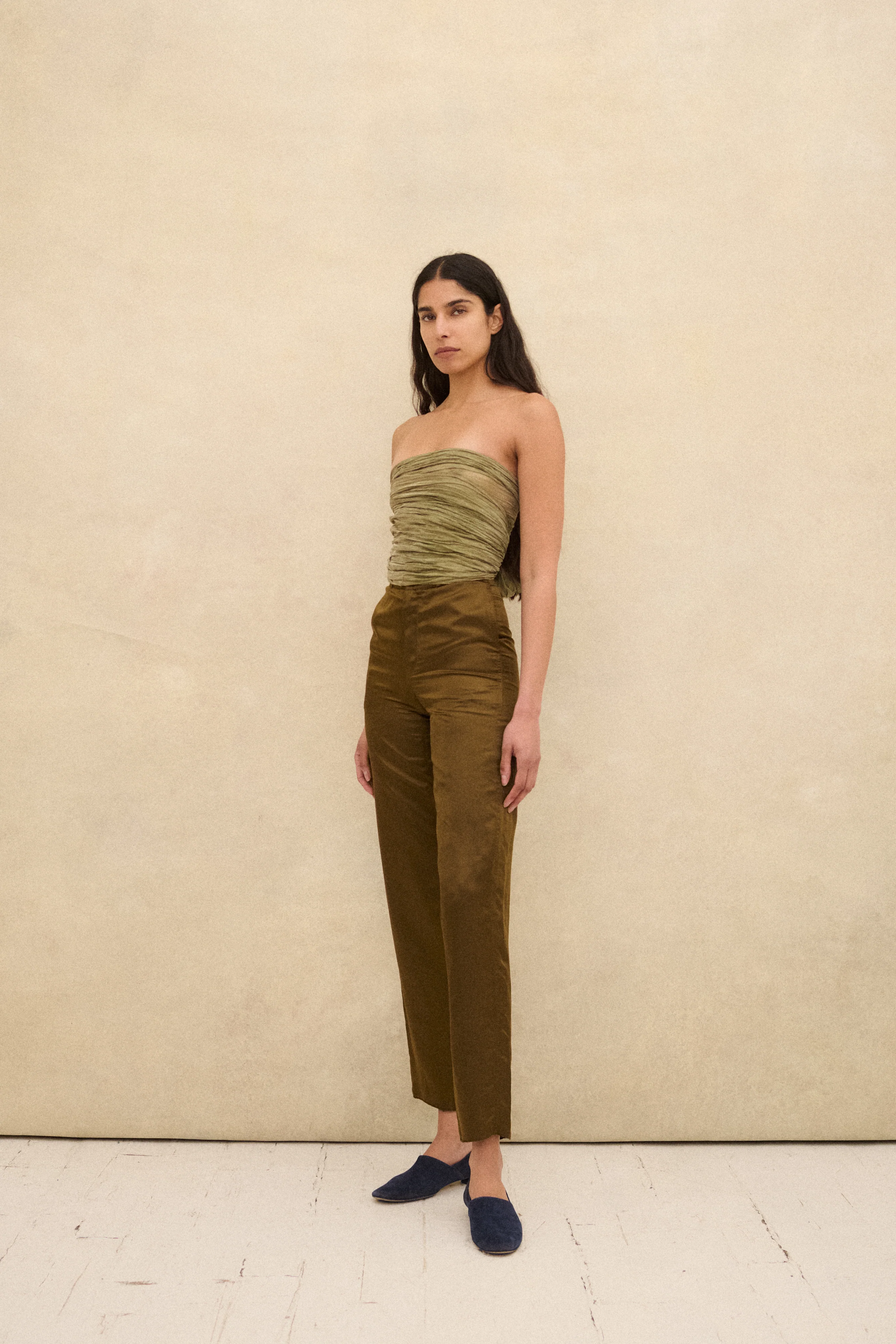 Armani Khaki Trousers - Image 4