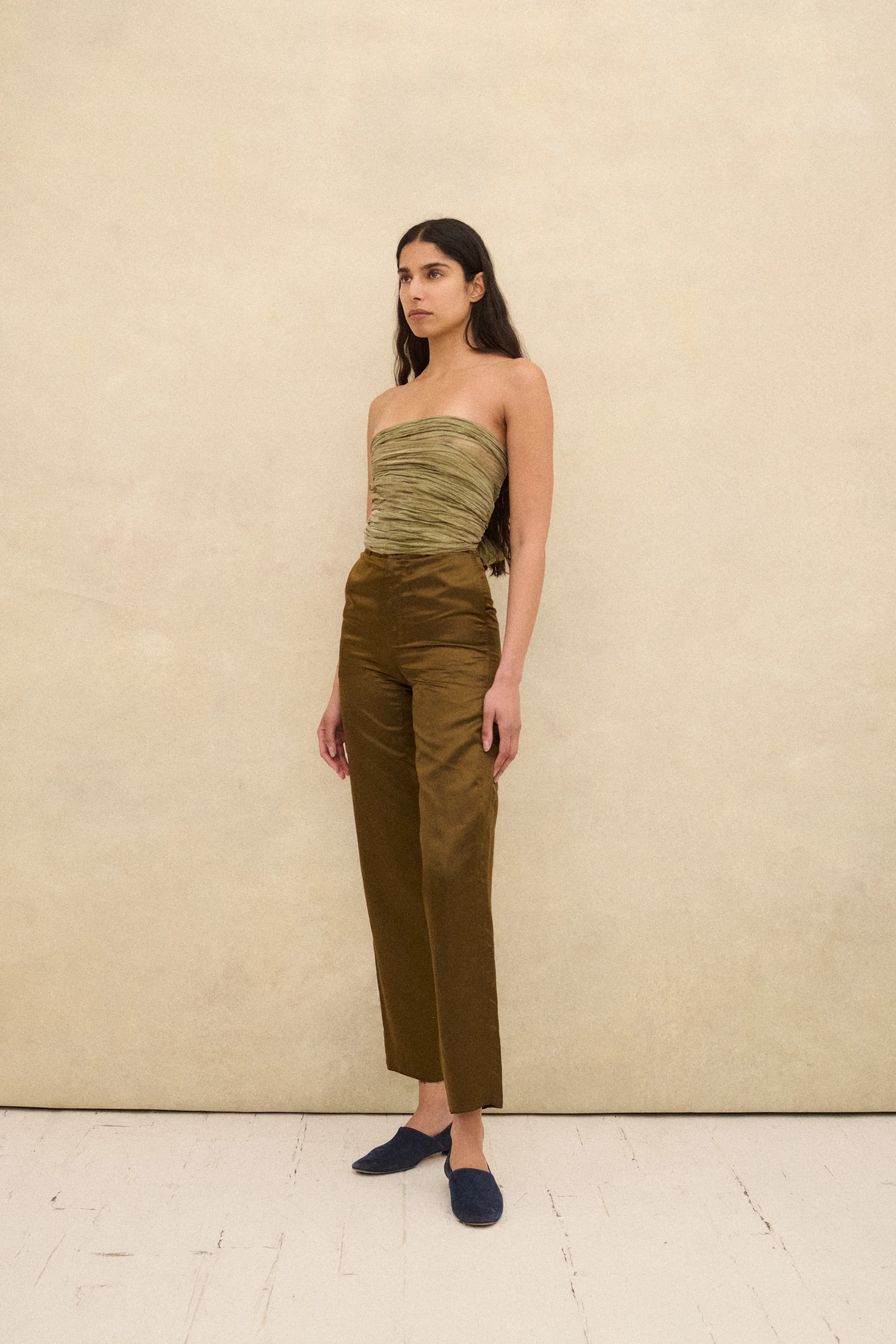 Armani Khaki Trousers - Image 5