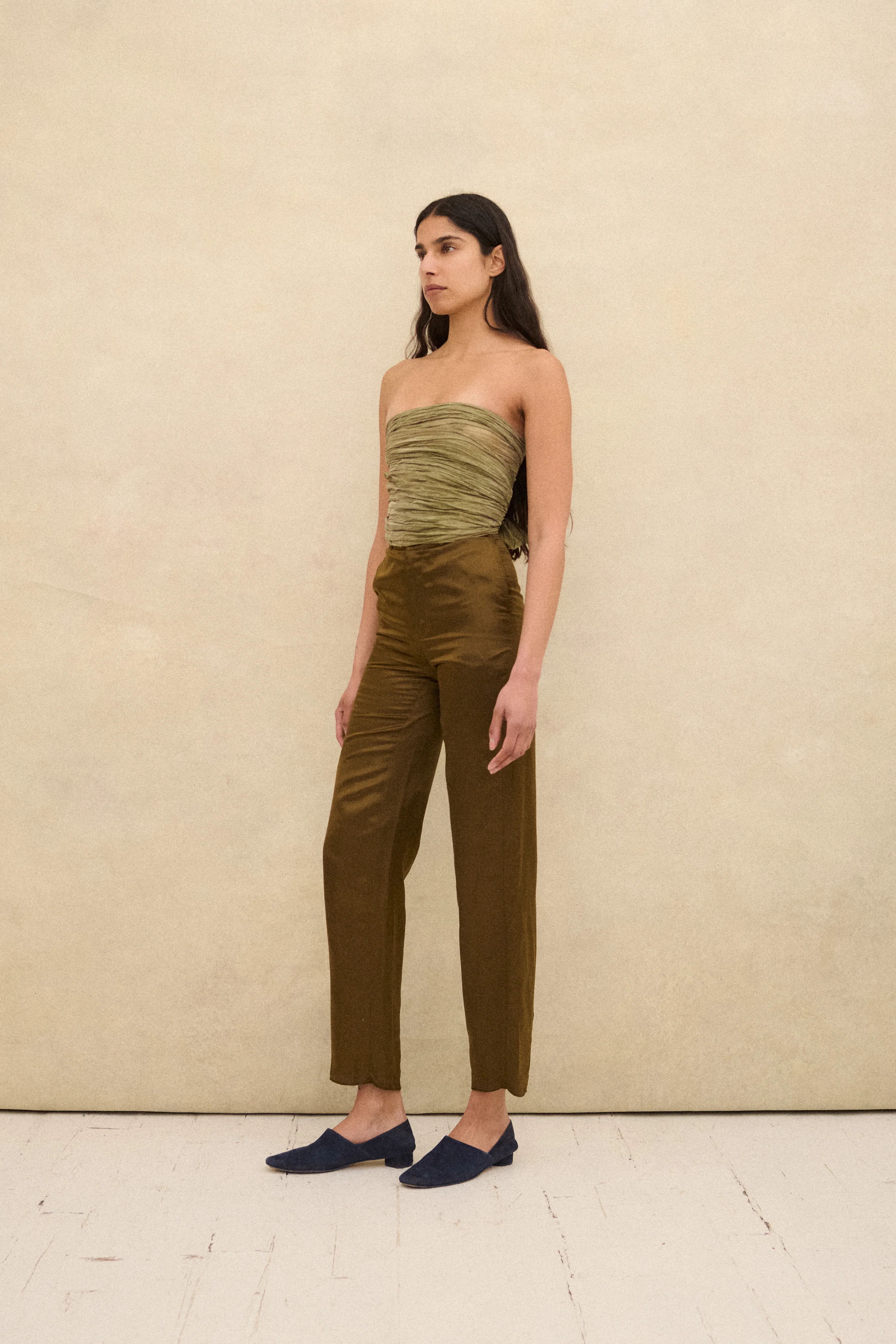 Armani Khaki Trousers - Image 6